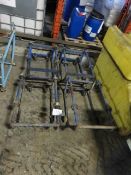 4 Tubular Steel Drum Stands As Lotted