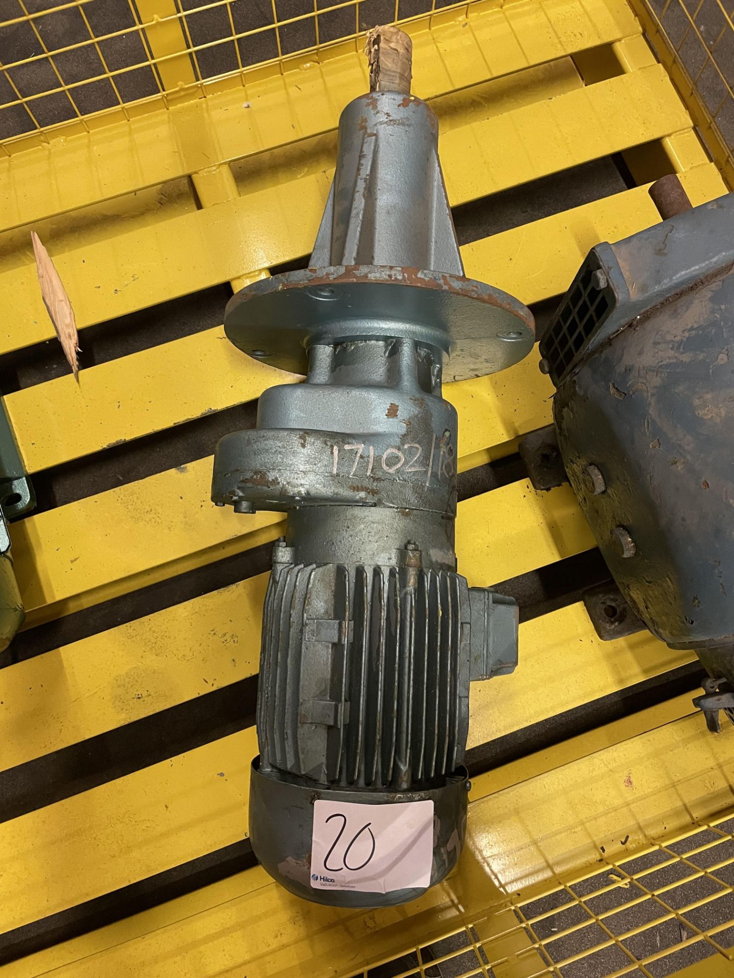 1 Geared Motor 3kW 1420 RPM (Gearbox) David Brown GHD 335/9028 H83/228/1 (80Kilo). Part No 171021