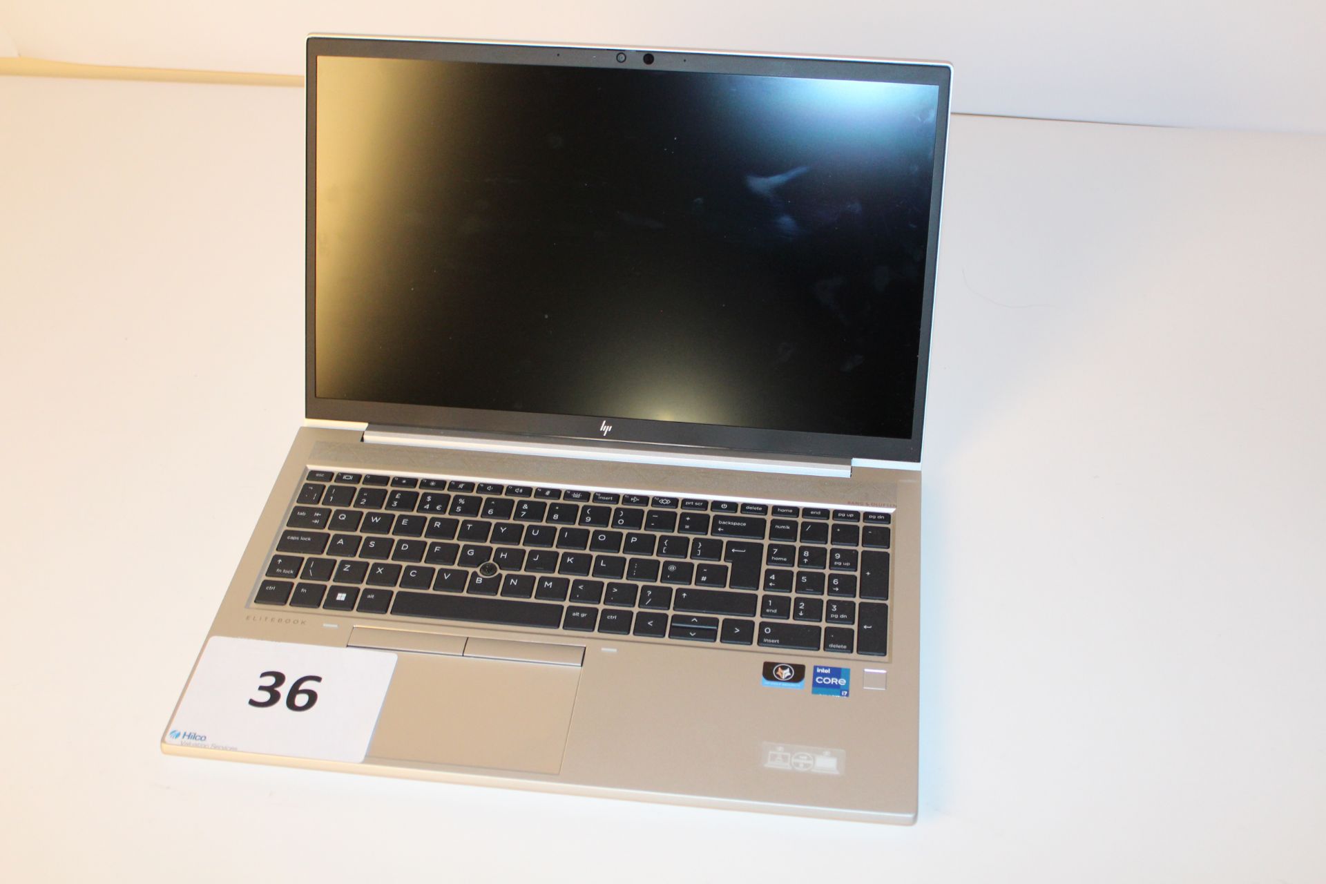 HP EliteBook 850 G8 Core i7 Laptop Computer, S/N 5CG220926Q. No charger