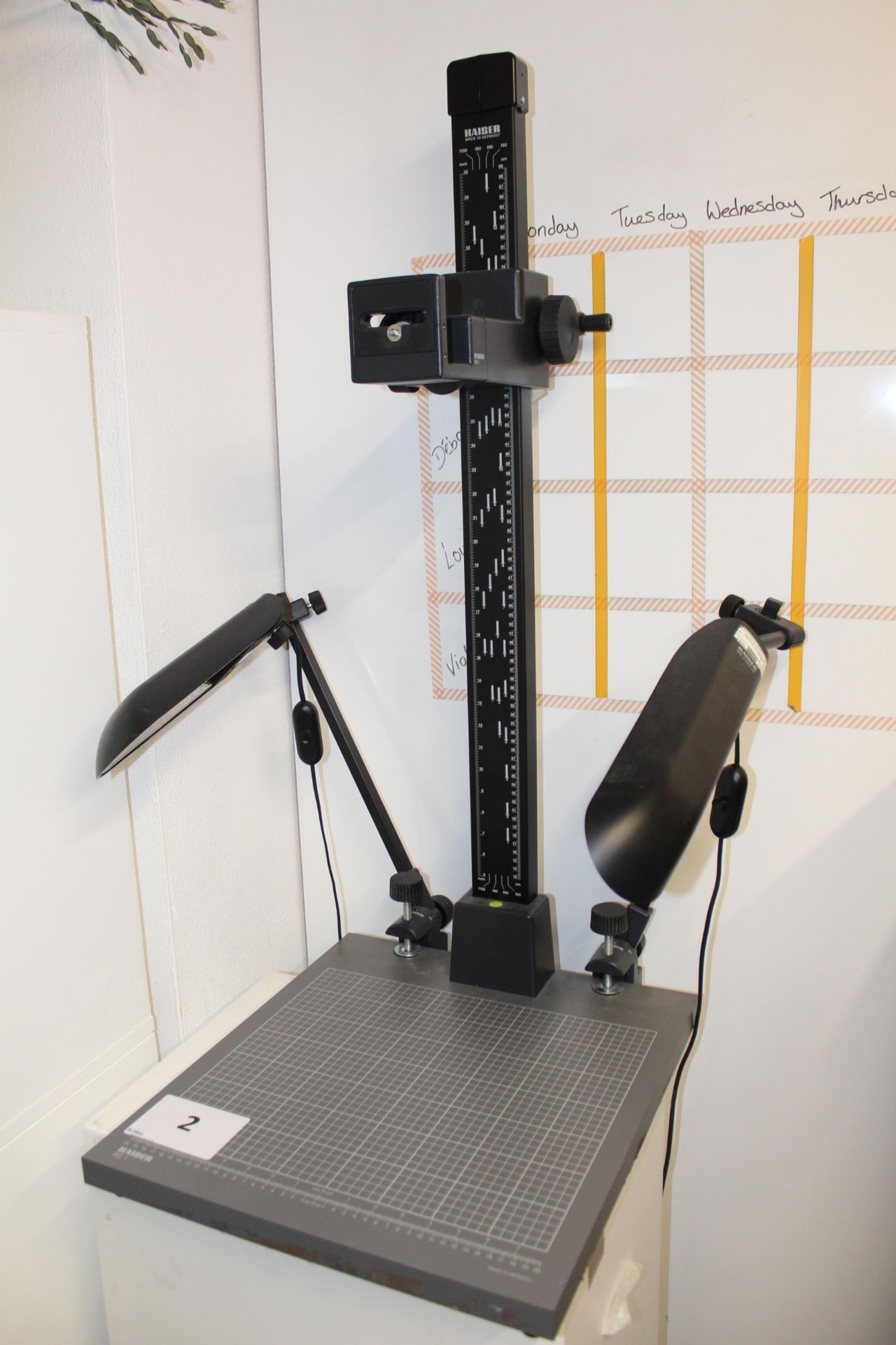 Kaiser RS 1 Copy stand with RA 1 camera arm and 2 Kaiser RB 218 N lighting units