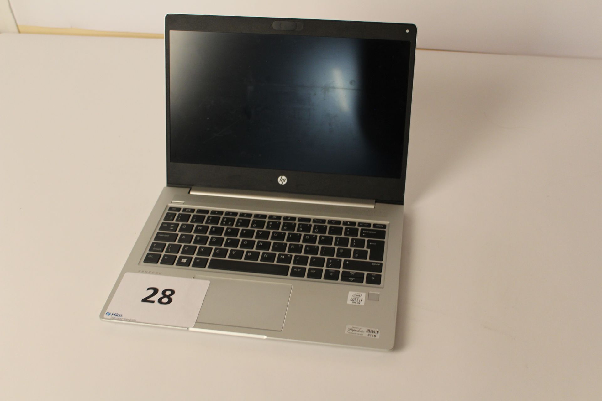HP ProBook 430 G7 Core i7 Laptop Computer, S/N 5CD0348LLC. No charger