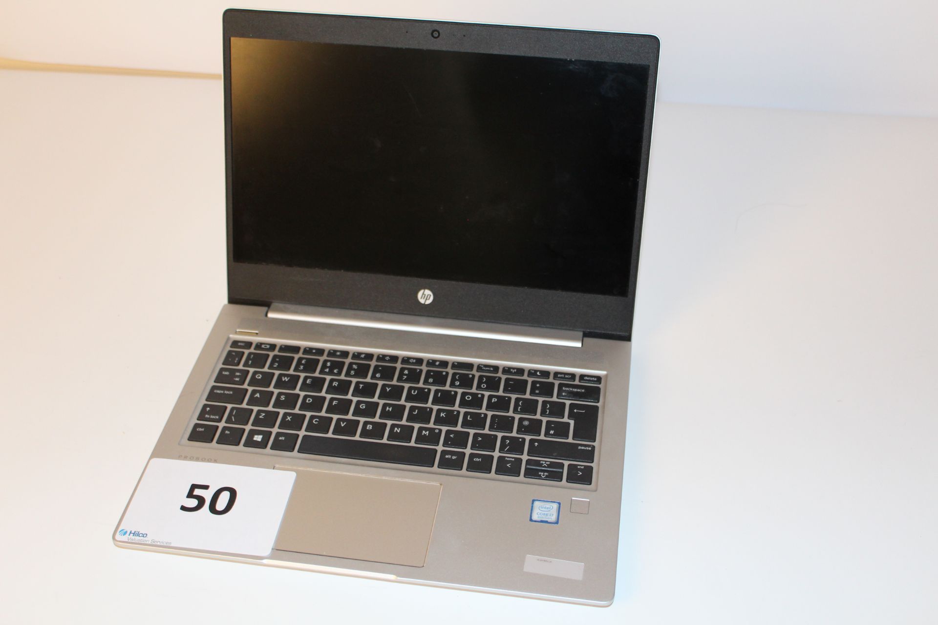 HP ProBook 430 G6 Core i7 Laptop Computer, S/N 5CD117QXK. No charger