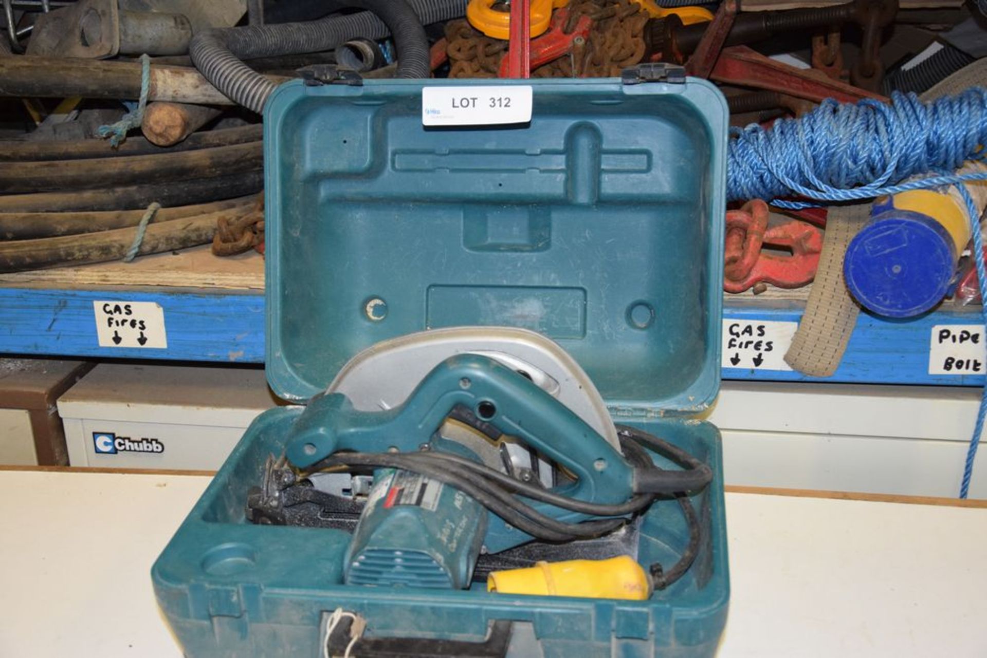 1, Makita Model 5704R Electric Circular Saw In Case. Serial No. 019600