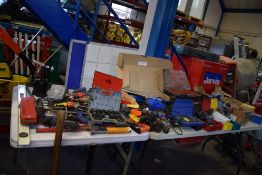 Qty of Handtools, Fixings & Drill Bits As Lotted