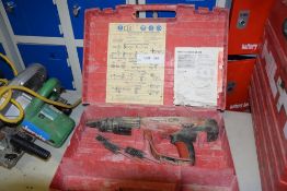 1, Hilti Model DX460 Powder Actuated Nail Gun In Case. Serial No.031834