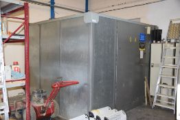 Approx 3m x 3m x 2.1m Walk In Steel Safe Cabinet (Please Note That This Lot Is For Deferred Collecti