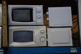 4, Various Microwave Ovens As Lotted