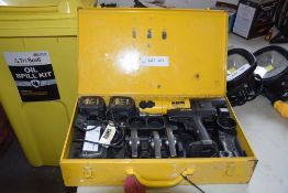1, REMS 578001 Battery Powered Mini Press Set