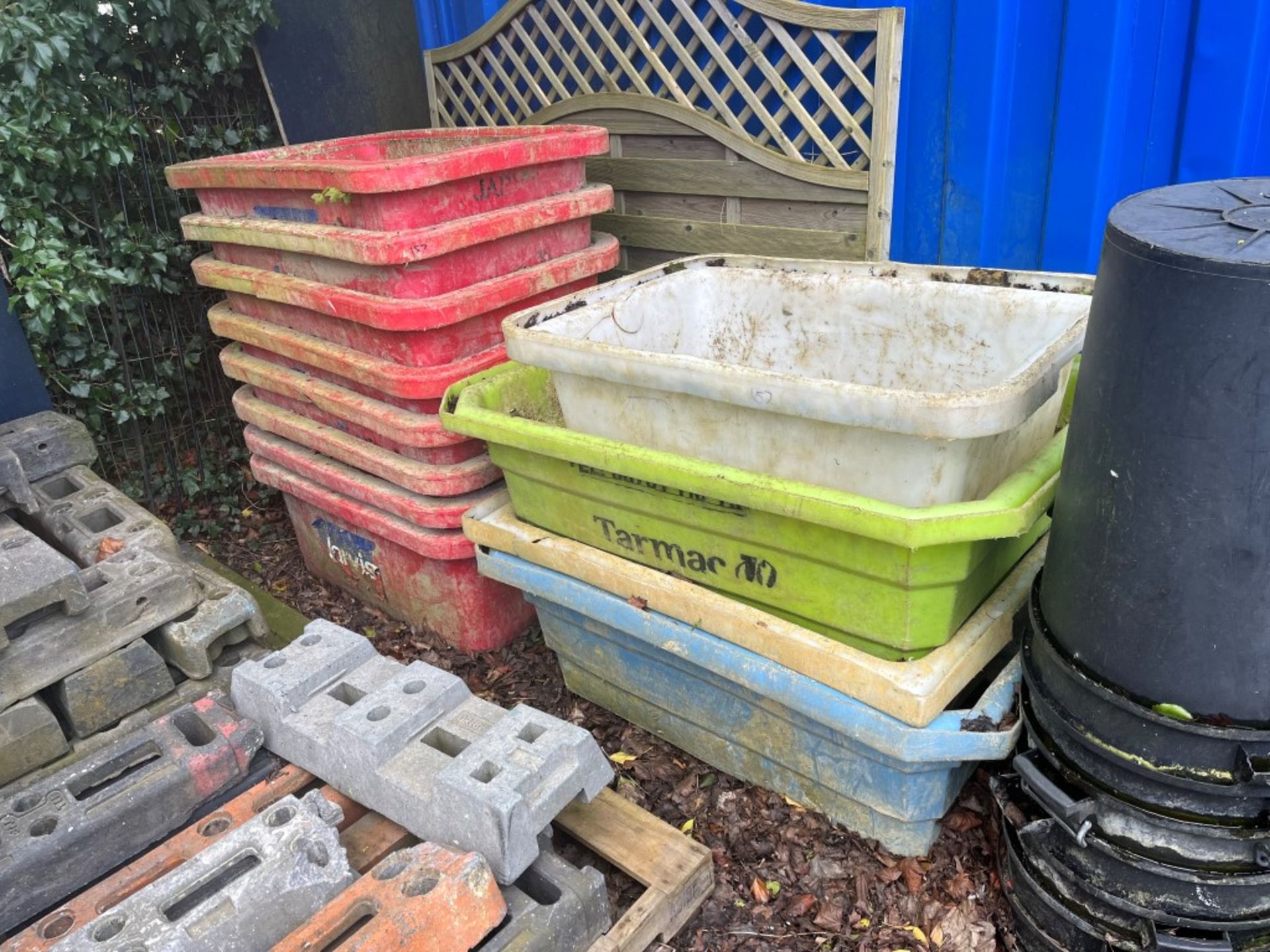 Approx 18 Plastic Tubs, Assorted sizes and condition As Lotted