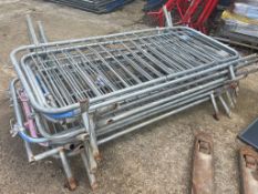 20, Smartweld 2.5m x 0.85m Galvanised Steel Safety Barriers As Lotted