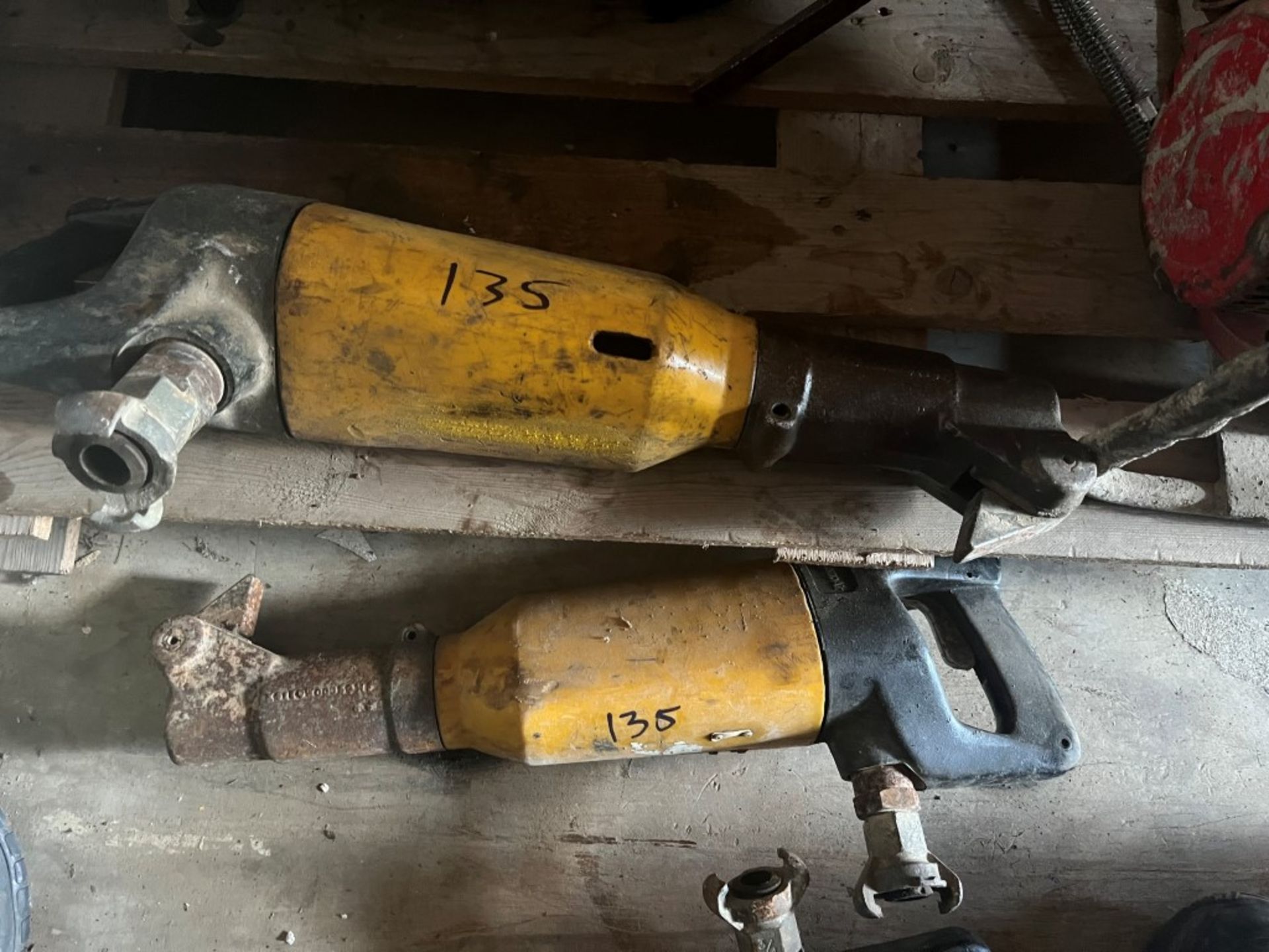 2, Compair Pneumatic Jack Hammers As Lotted