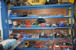 Contents of Racking to Include: Fixings, Used Stihl Spares As Lotted (Excludes Rack)