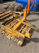 1, BSV Model PG100/2SB Crane Pallet Forks with 2000kg Capacity. Serial No. Unknown