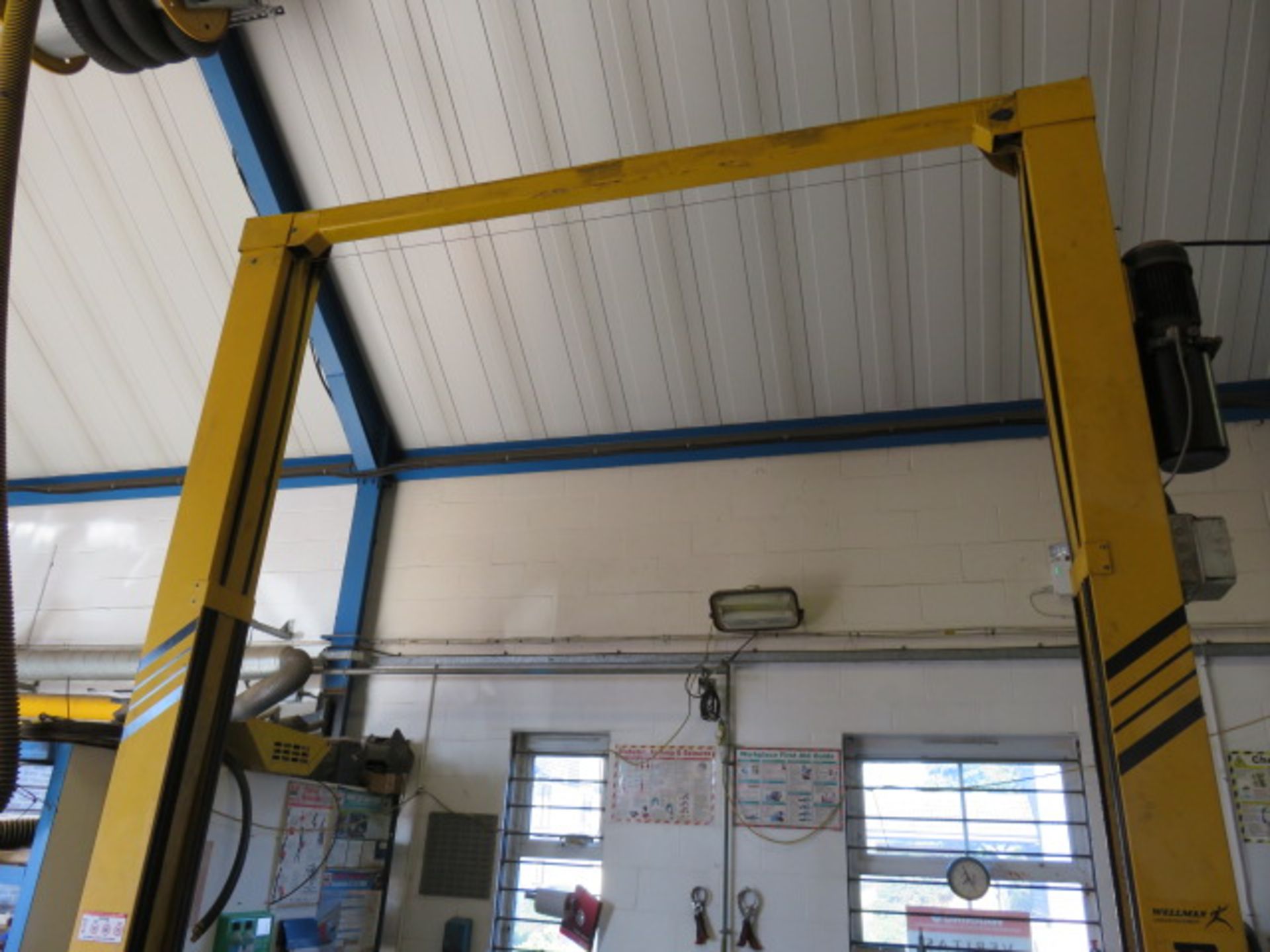 1, Bradbury Model BH 3203 Twin Post Vehicle Lift with 3200kg Capacity. Serial No. 200842. Year 1997 - Image 4 of 4