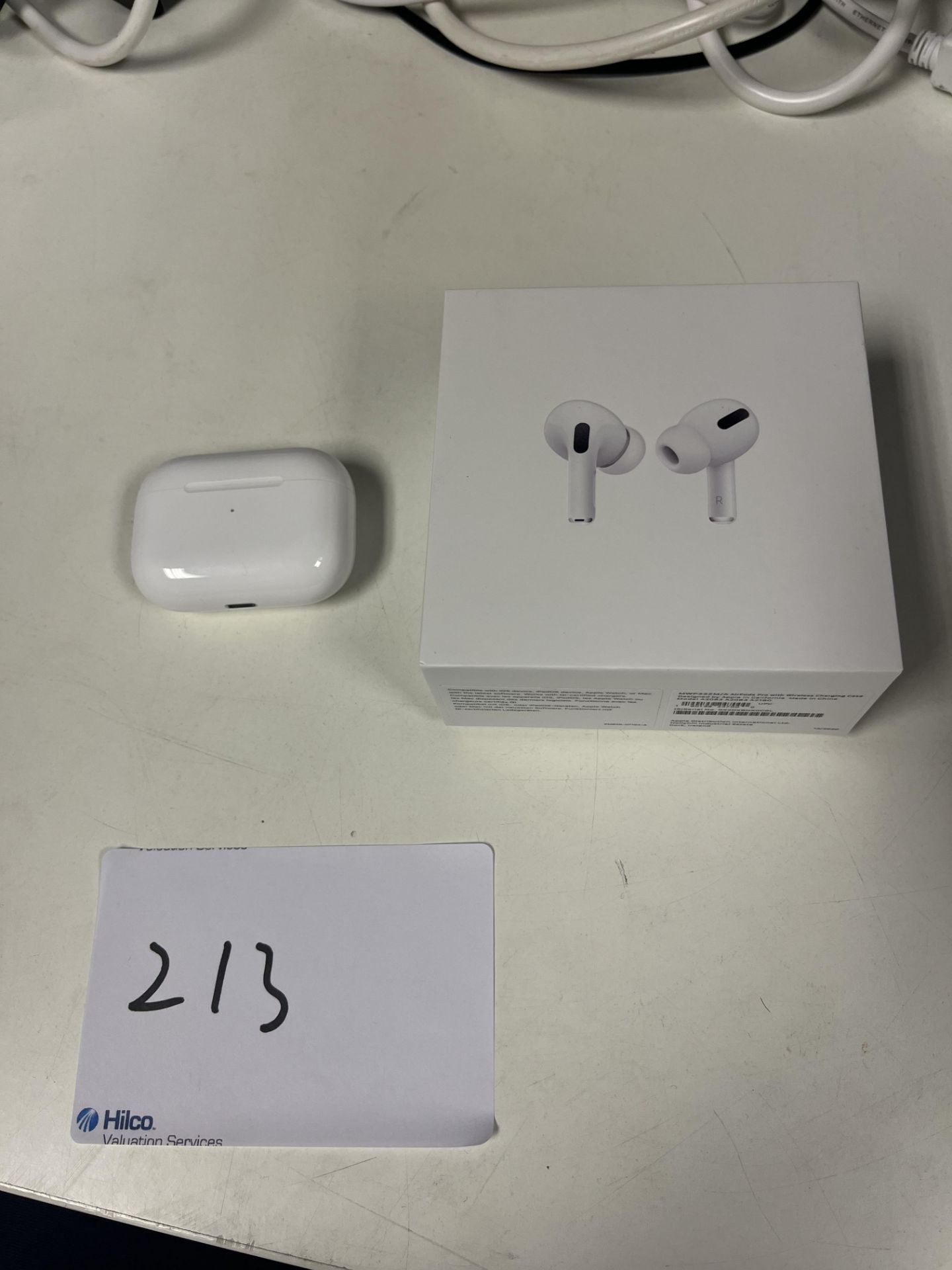 Apple AirPod Pro with Wireless Charging Case With box. Serial No.GX2DXBNK0C6L
