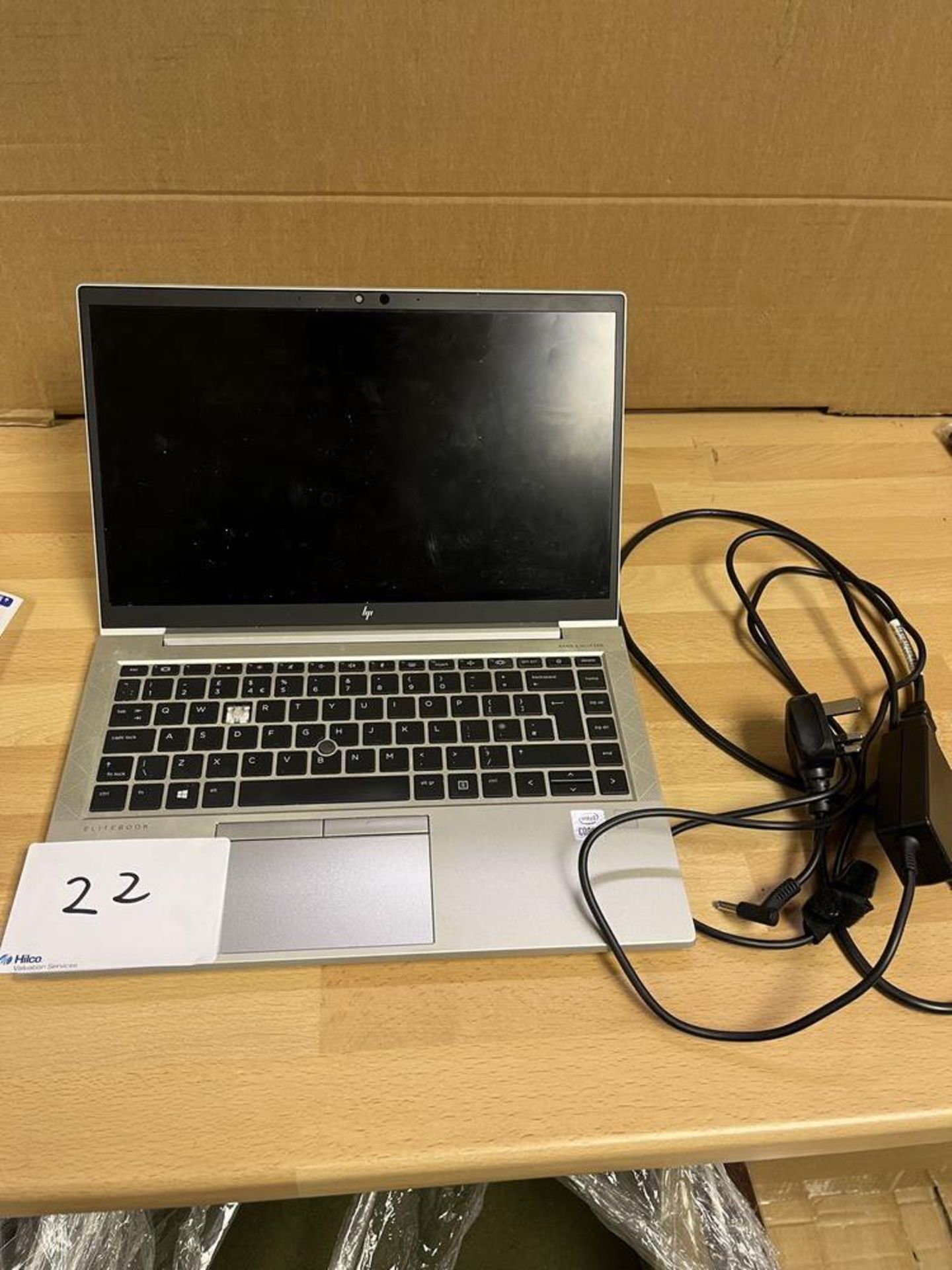 HP Elitebook 840 G7 Core i7 With charger, missing key Serial Number 5CG1472RZP