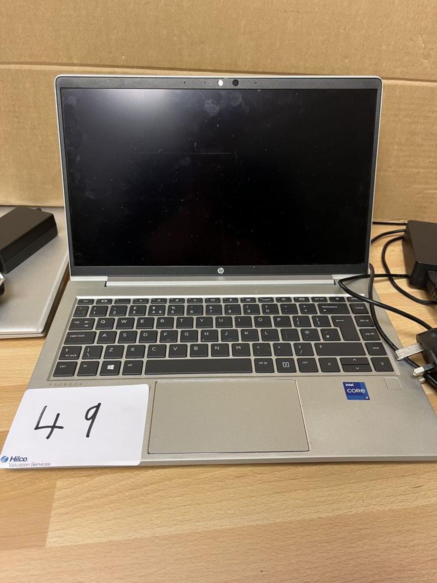 HP Probook 640 G8 Core i7 With charger, cosmetic wear on top Serial Number 5CD127F9LG