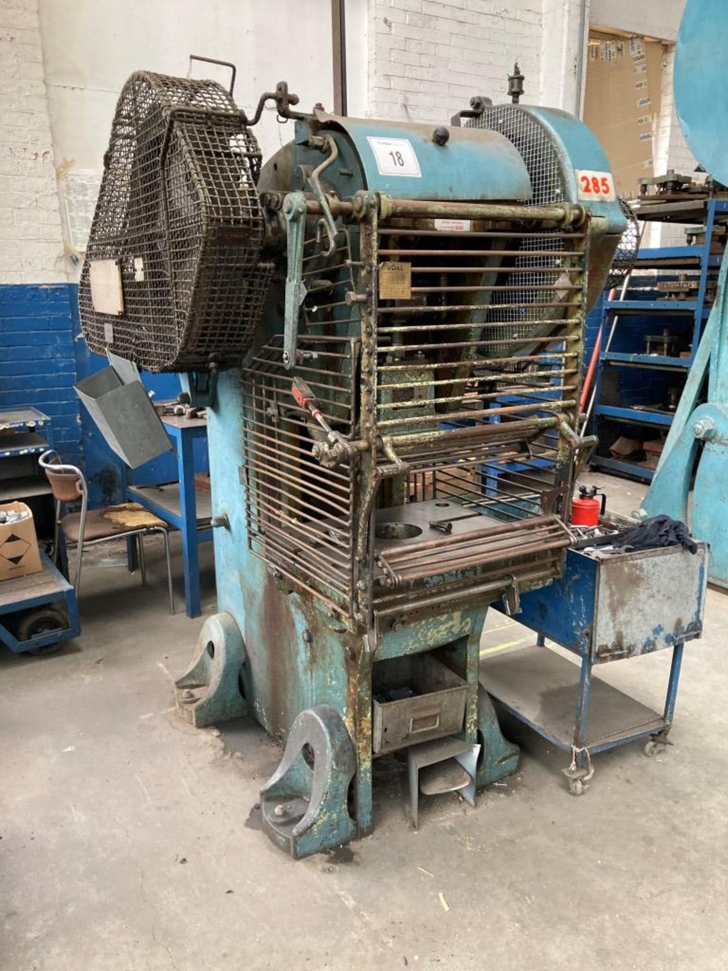 Turner Brothers, 20 Ton Power Press (Not In Use), Serial Number: 102/290