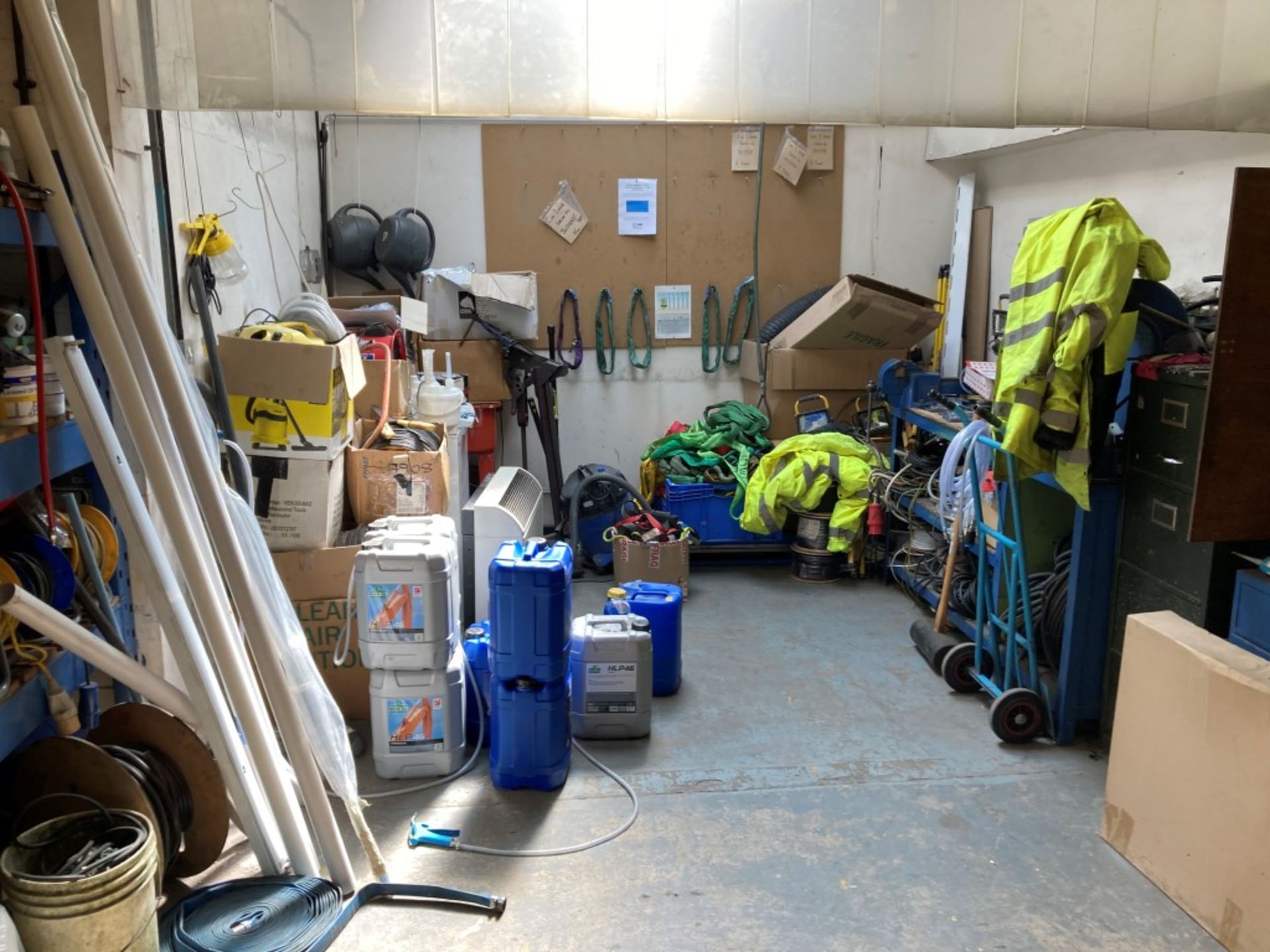 Maintenance Store - Contents of Room Including Hand & Power Tools, Cabling, Pillar Drill, AS Tool Gr - Image 2 of 5