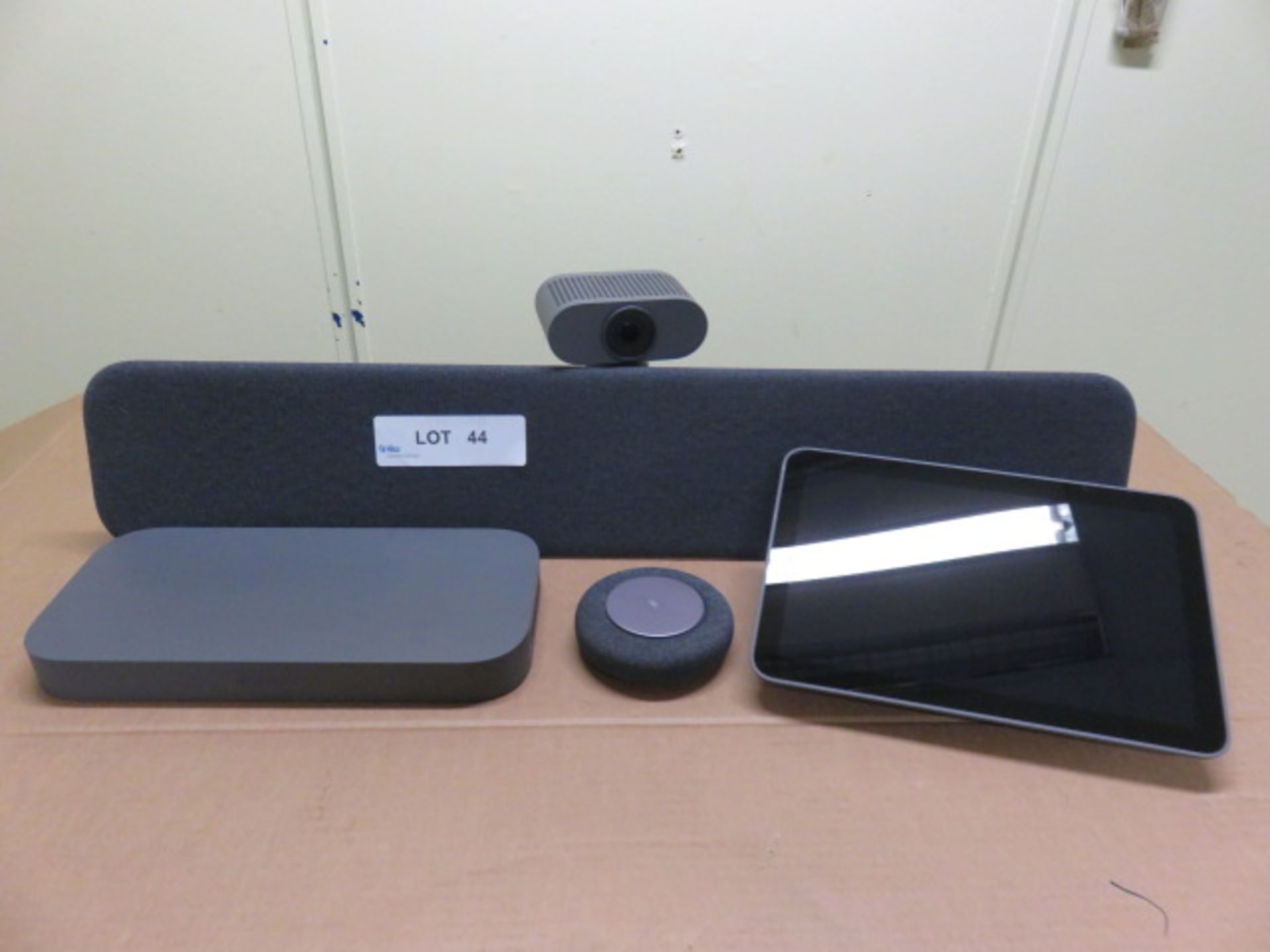 (2) Lenovo Google Meet Video Conferencing Smart Audio Bars And 1 Touch Screen Controller As Lotted