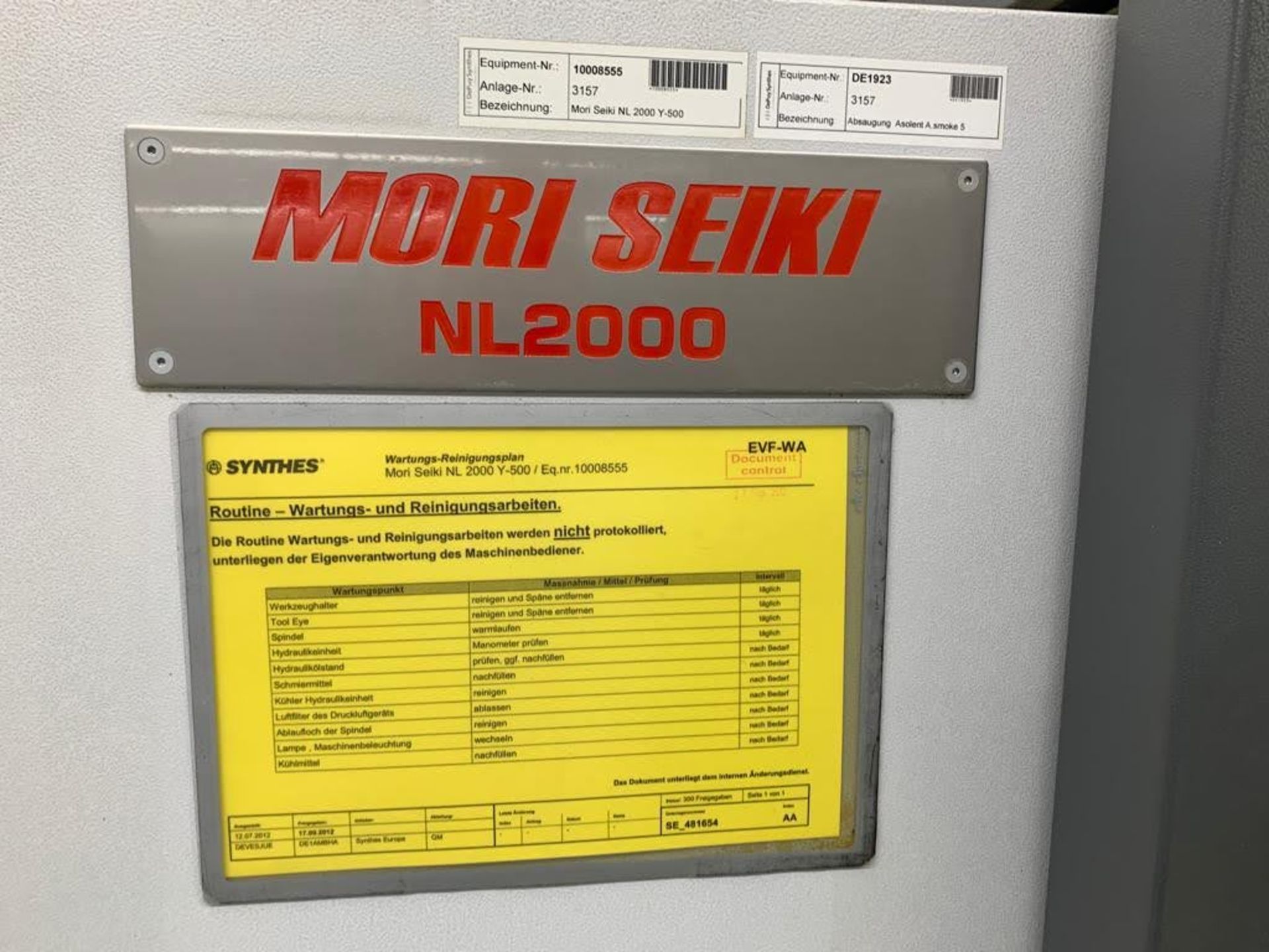 Mori Seiki NL2000Y/500 4-Axis Turning Centre - Image 14 of 20