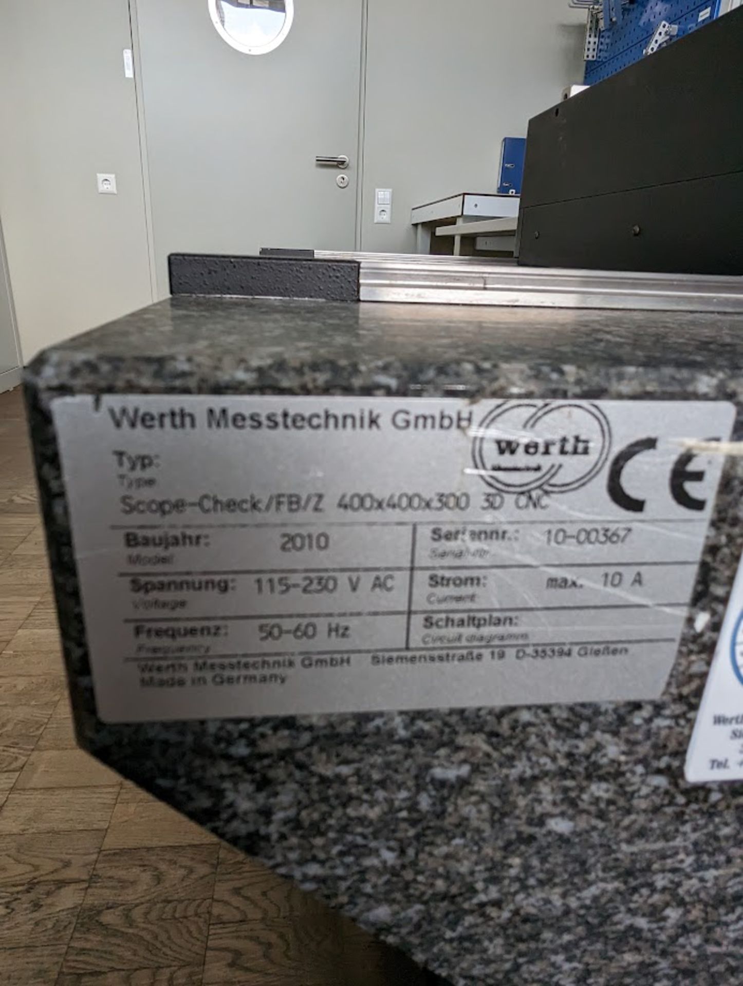 Werth Scope-Check 400/FB/Z400x400x300 3D CNC Co-ordinate Measuring Machine - Bild 4 aus 7