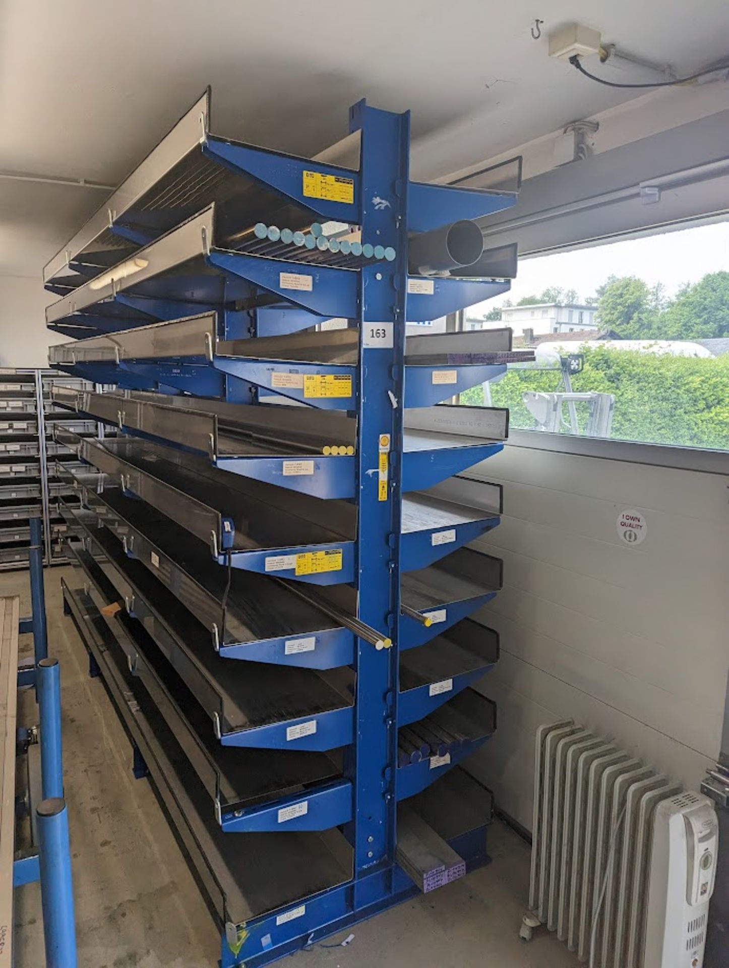 Bito Double Sided Steel Adjustable 9 Tier Cantilever Racking