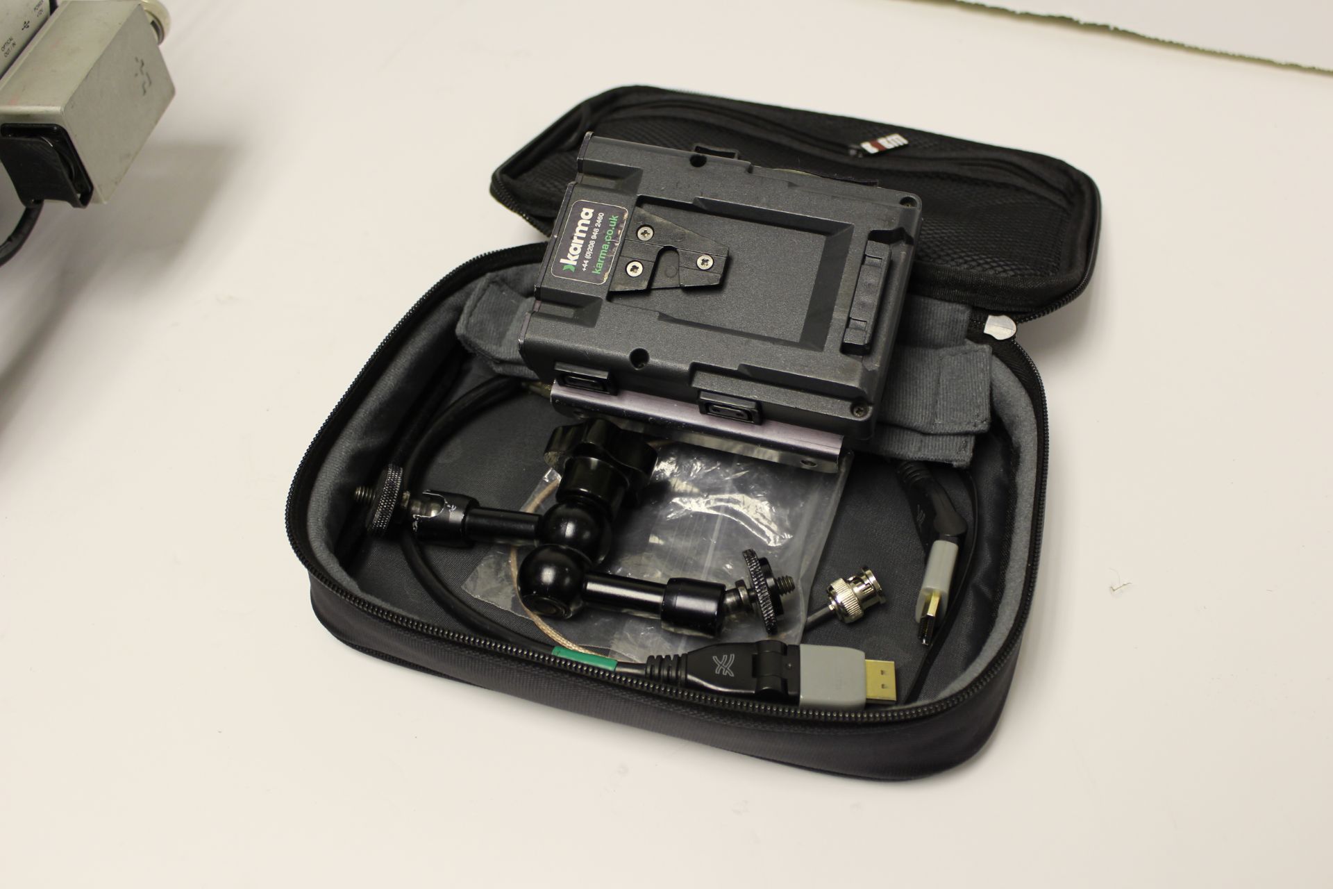 Blackmagic URSA Broadcast G2 Camera Body with View Finder, Small Rig, Hawk-woods V-Loc Battery, ATEM - Image 3 of 4