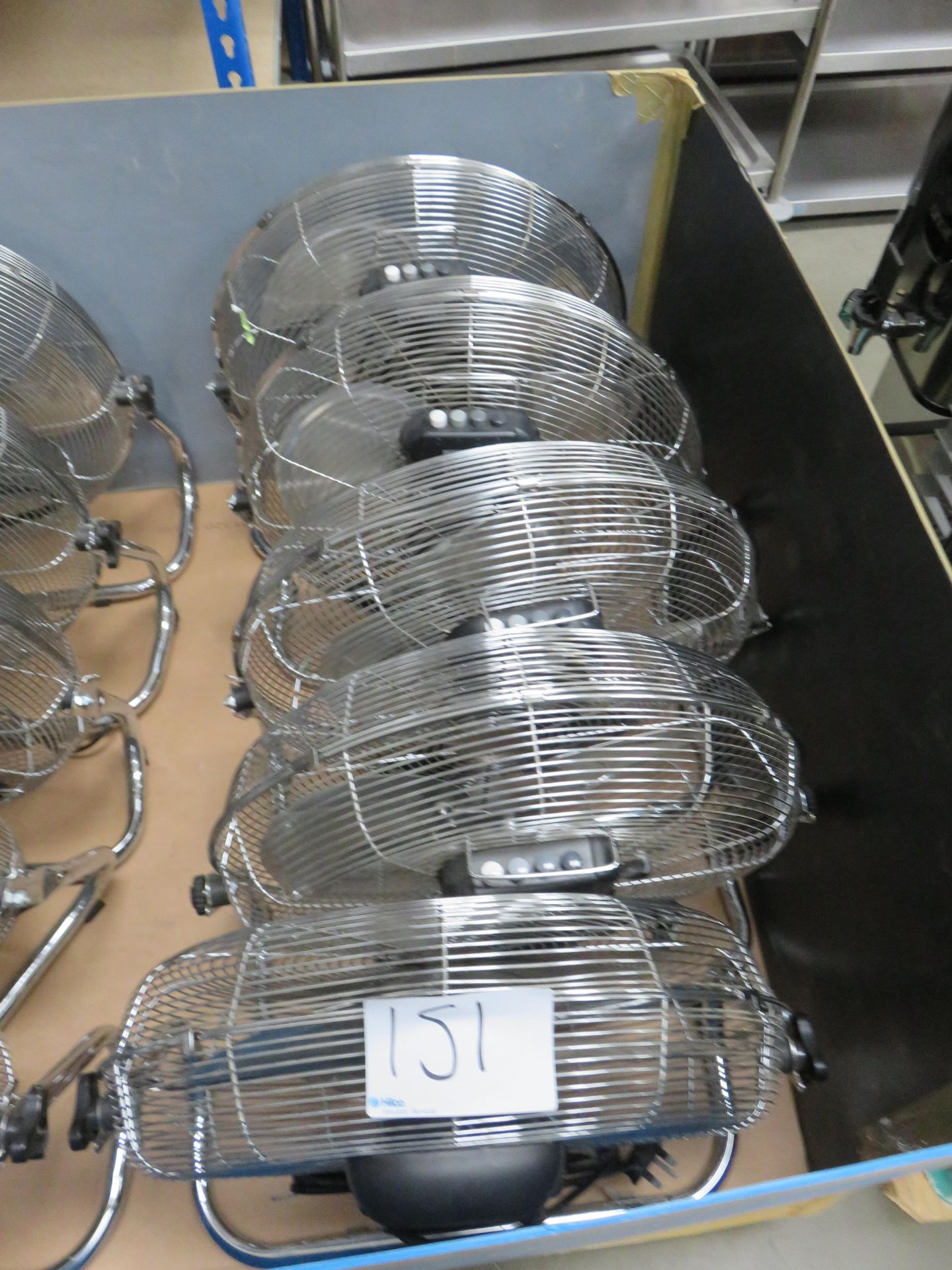 (5) Various 16in Electric Desk Fans As Lotted