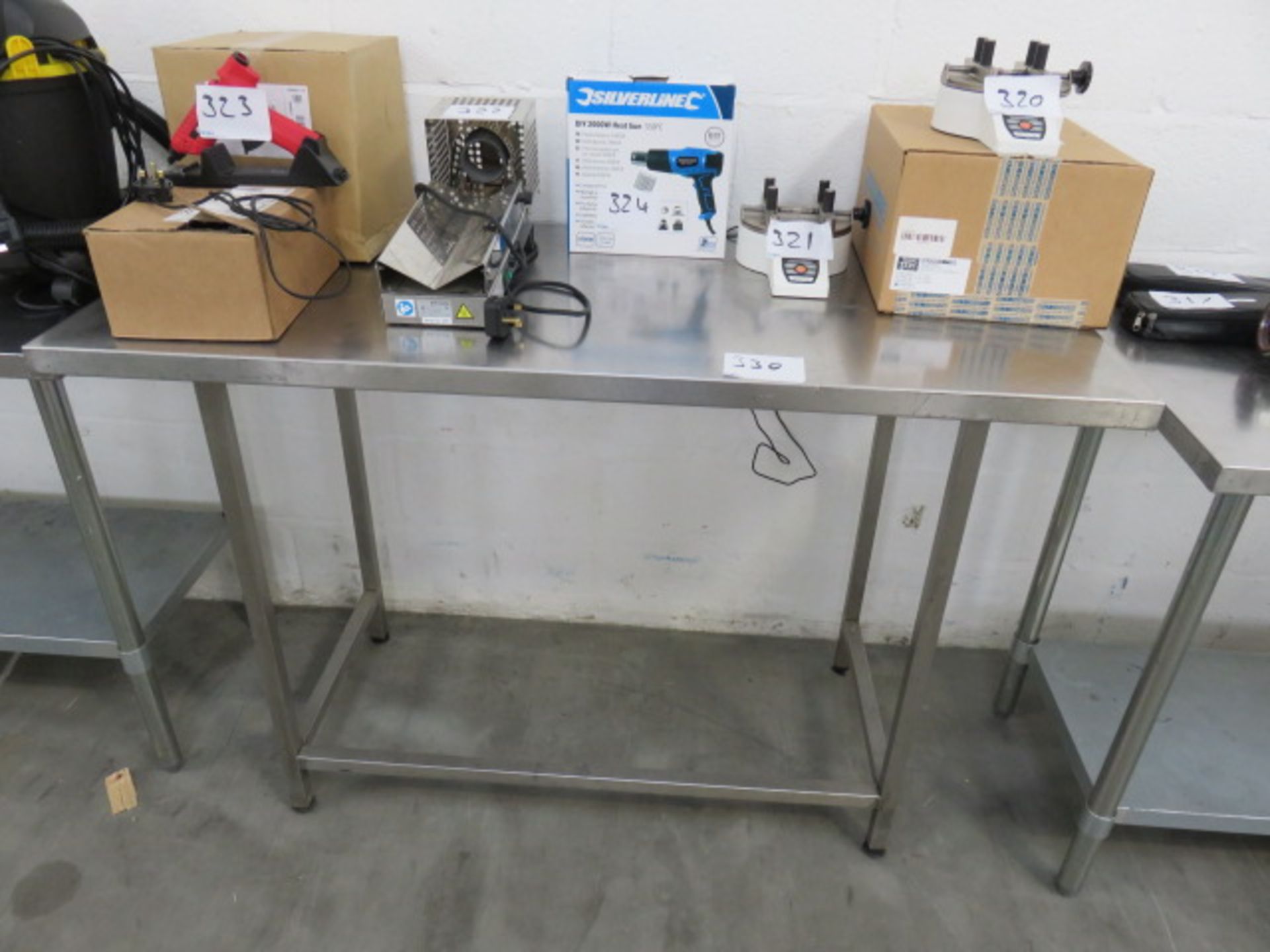 (6) Various Stainless Steel Tables As Lotted - Image 2 of 6