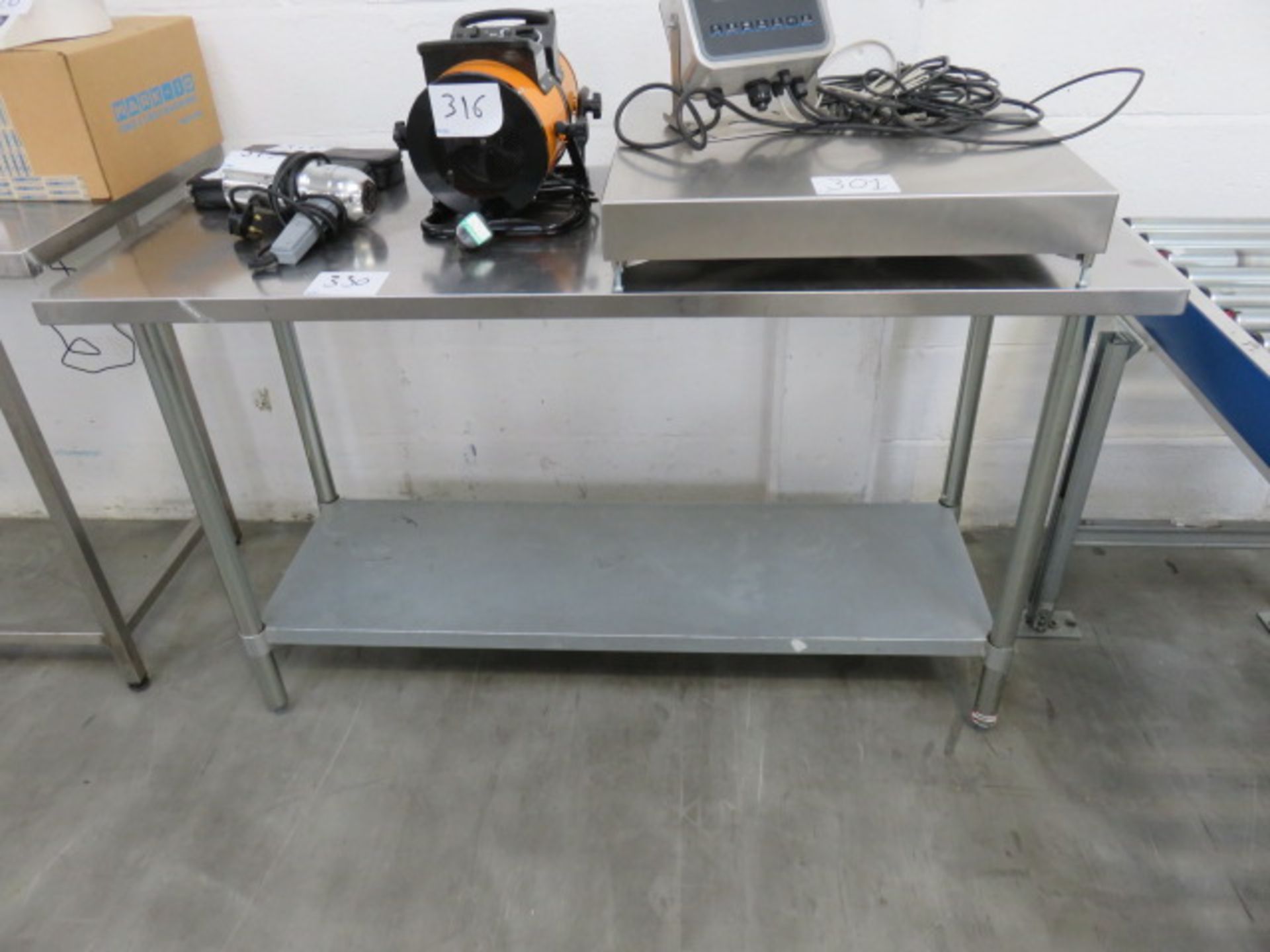 (6) Various Stainless Steel Tables As Lotted