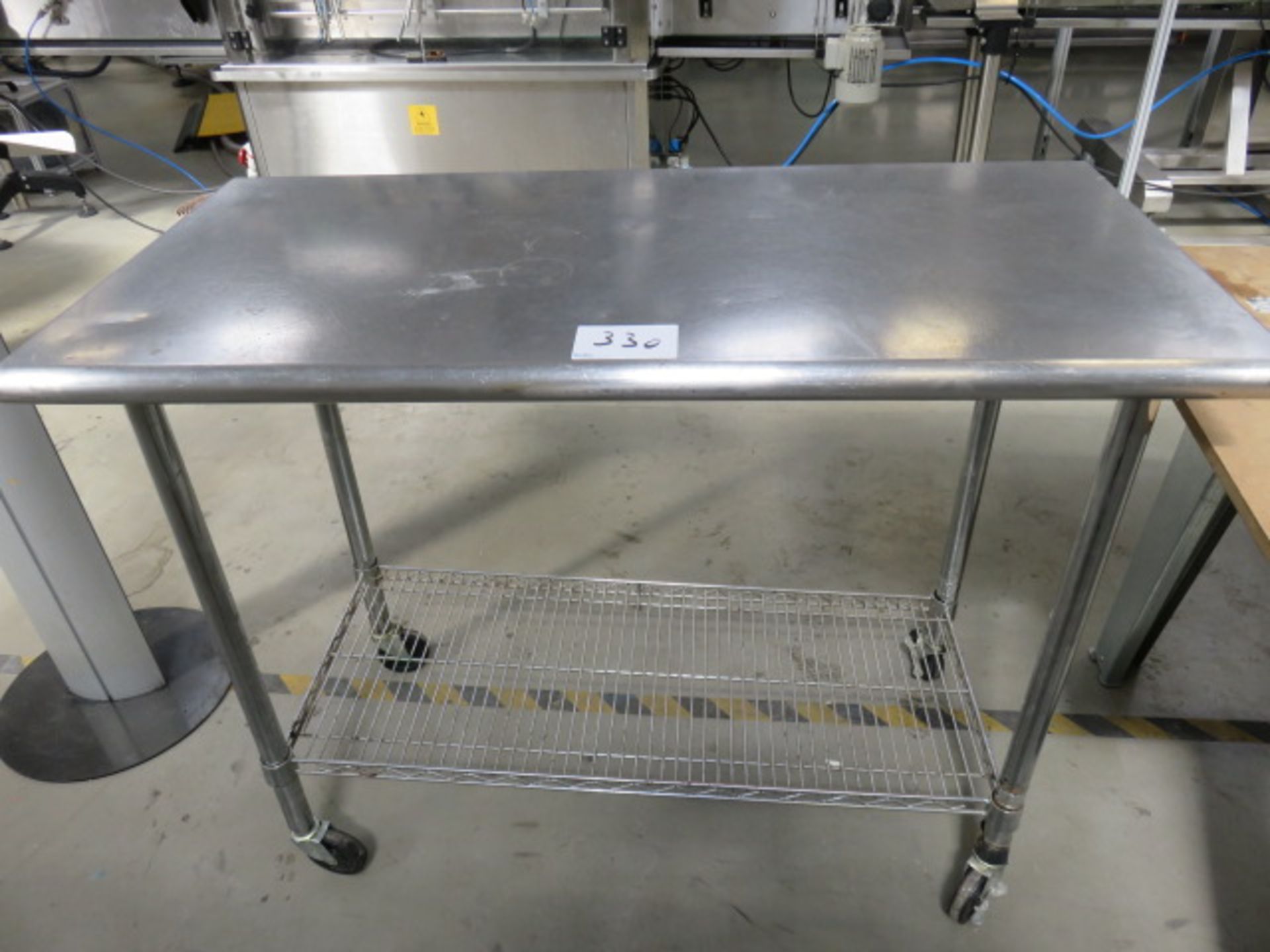 (6) Various Stainless Steel Tables As Lotted - Image 6 of 6