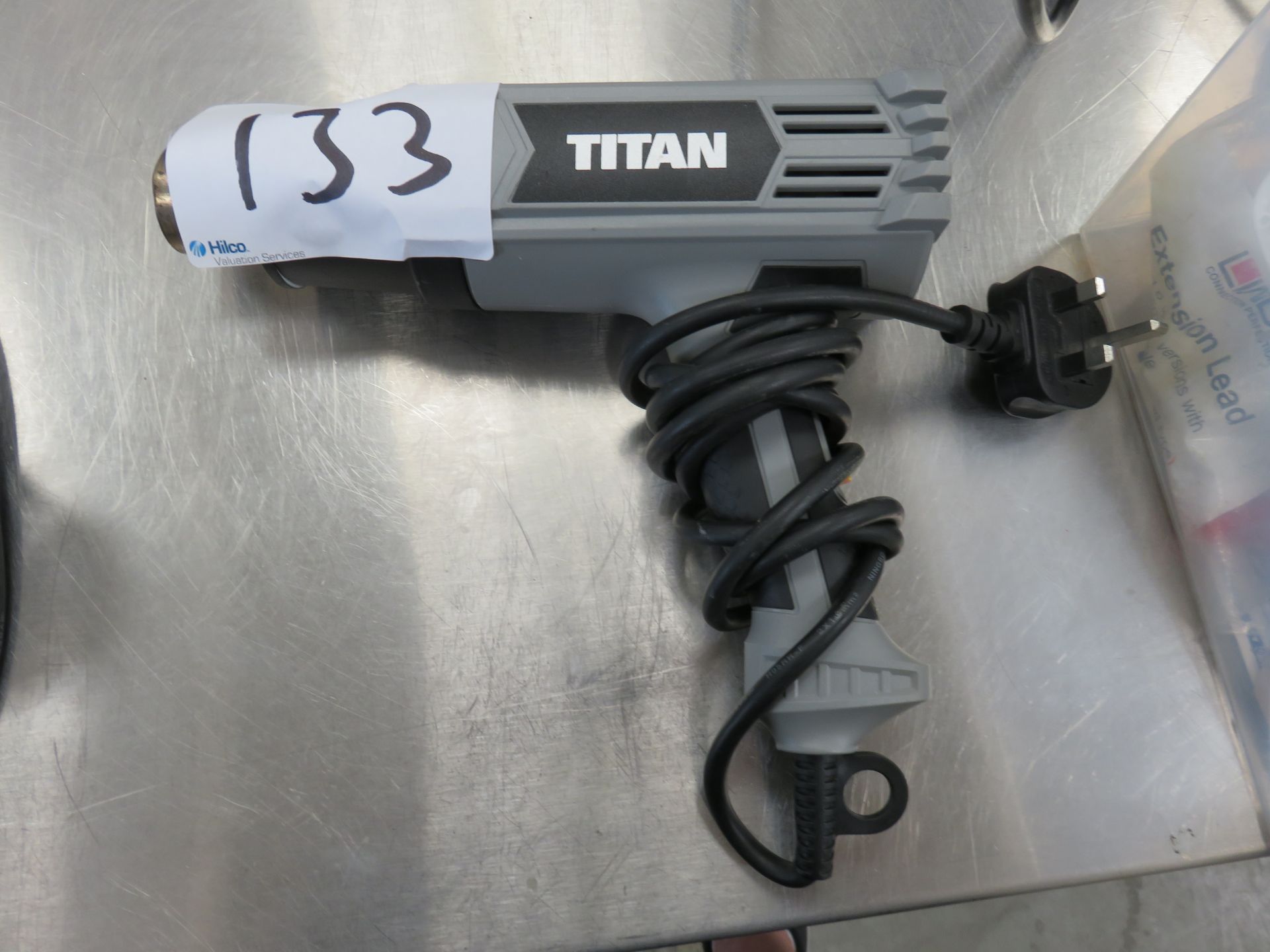 1, Titan TTB284HTE Electric Heat Gun. Serial No. 02274 21W25