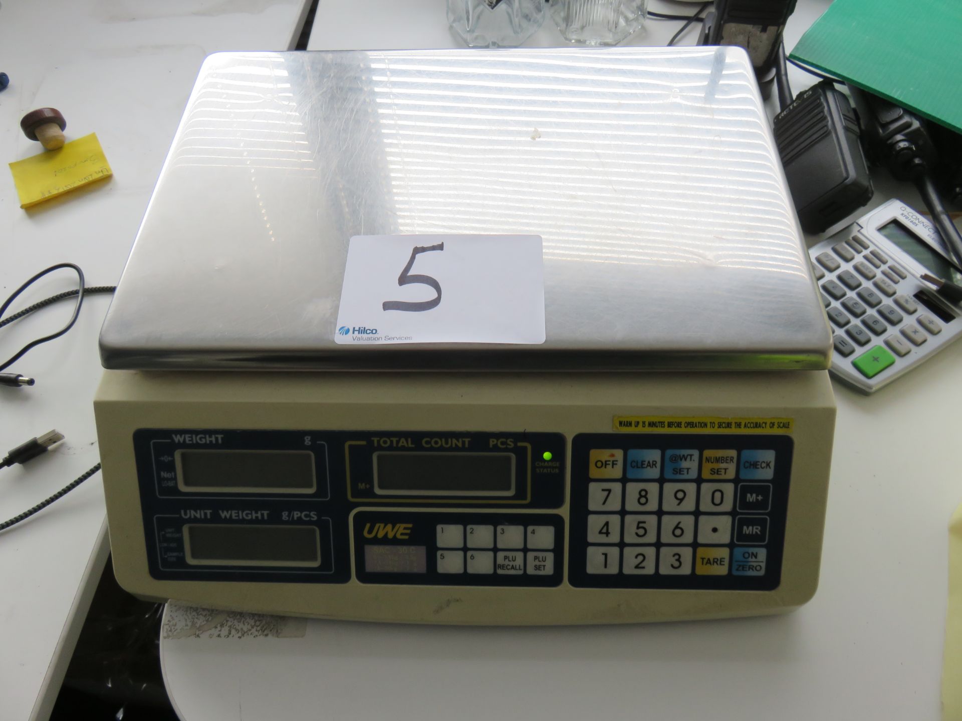 1, UWE Digital Scale with 30kg Max Capacity