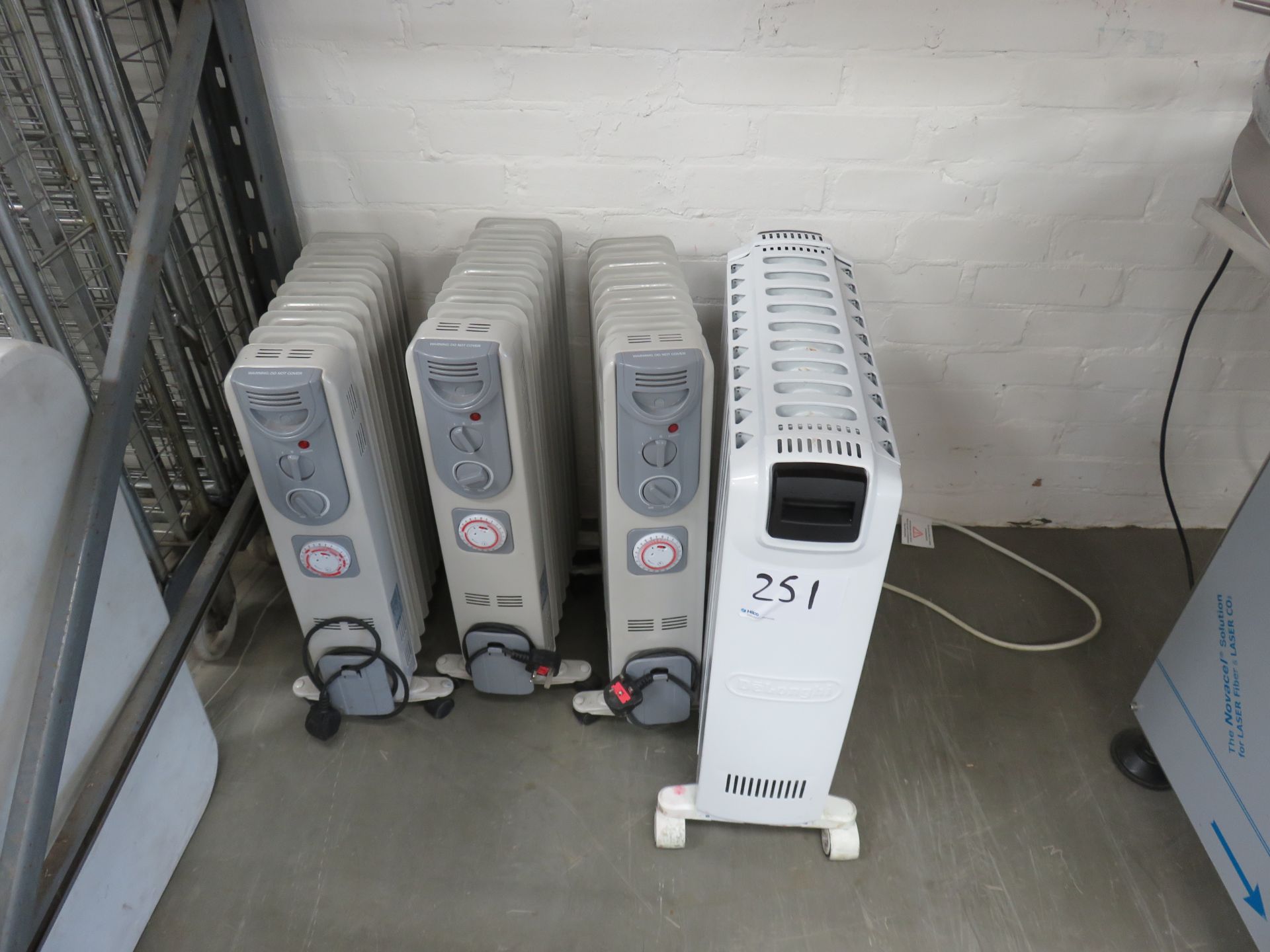 (4) Various Electric Heaters As Lotted