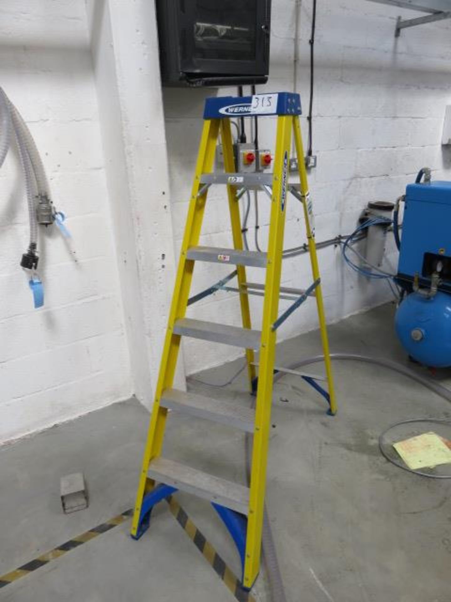 1, Werner 6 Tread Folding Ladder