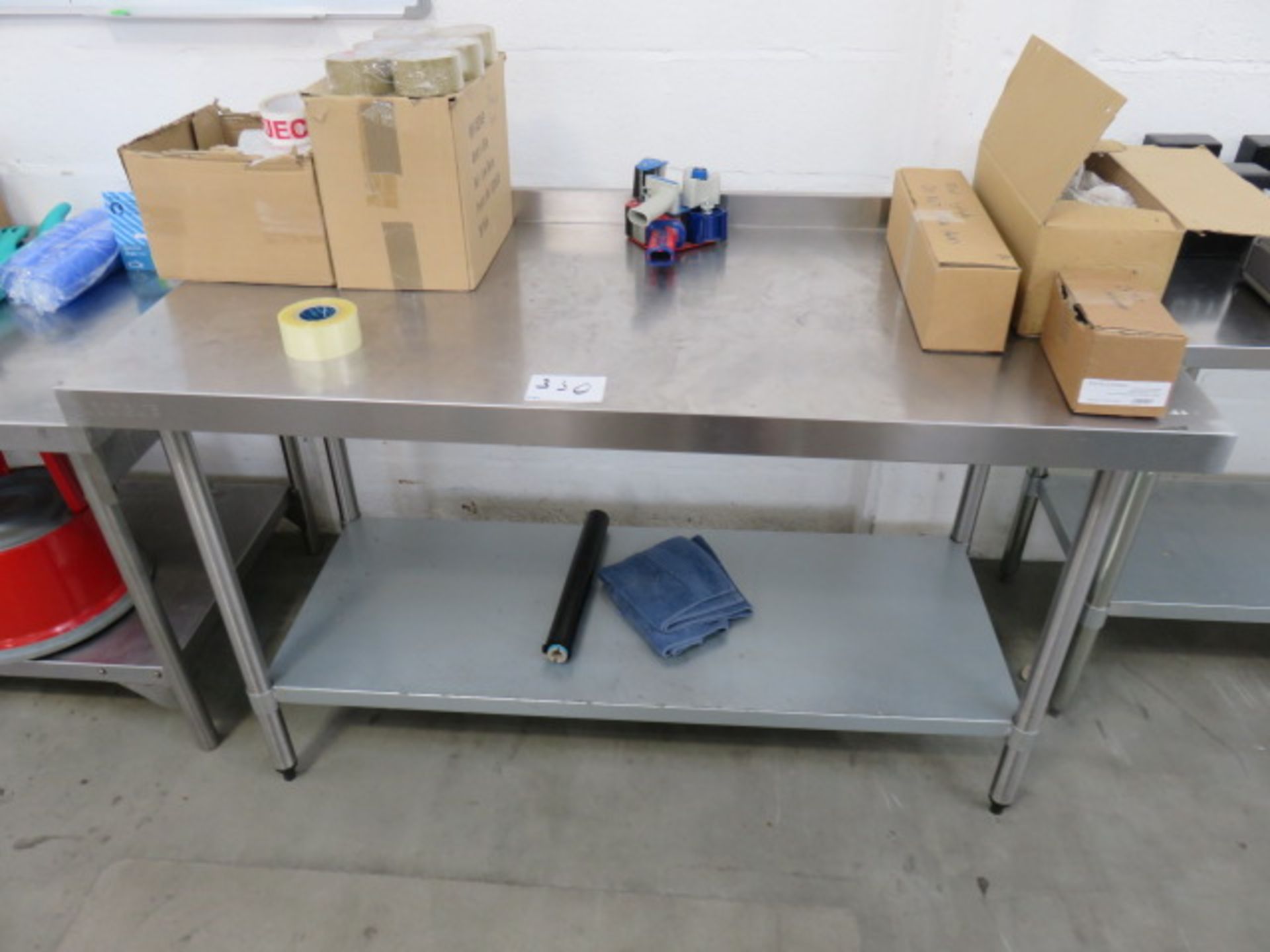 (6) Various Stainless Steel Tables As Lotted - Image 4 of 6