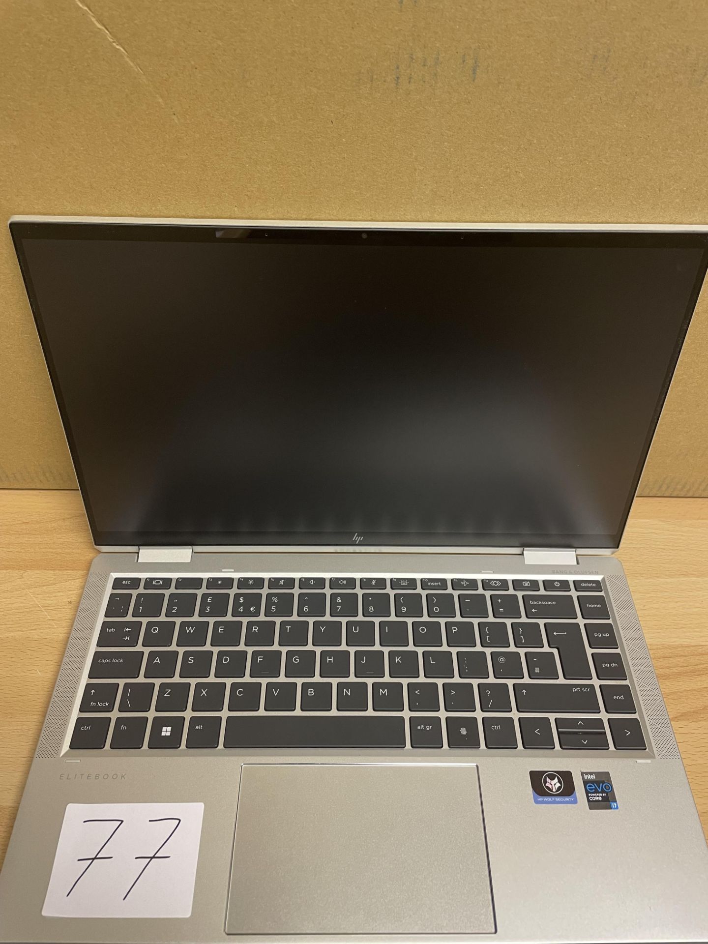HP, EliteBook Core i7 x360 1040 G8, No charger or box, slight cosmetic wear, Serial Number CND22236