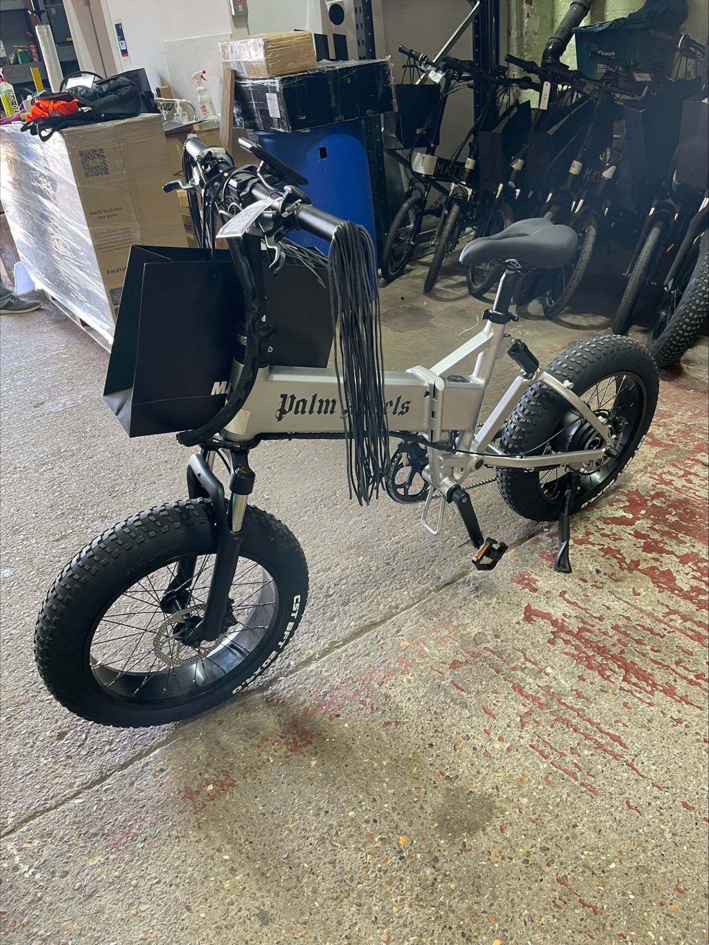 1, MATE. X Palm Angels Electric Bike 250w Silver