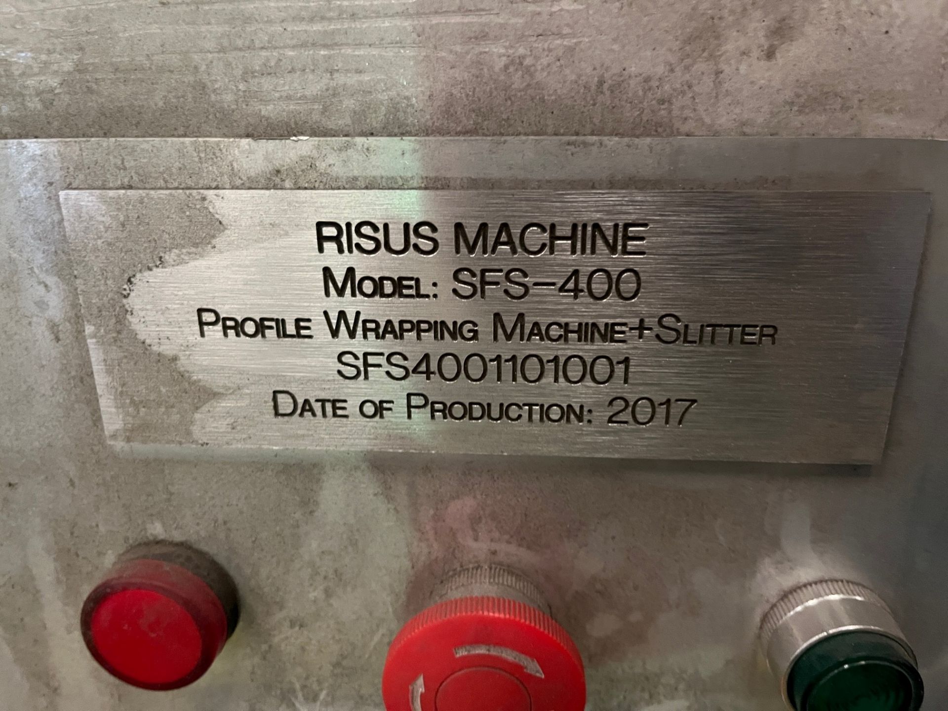 Risus SFS-400 Profile Wrapping Machine and Slitter - Image 2 of 2