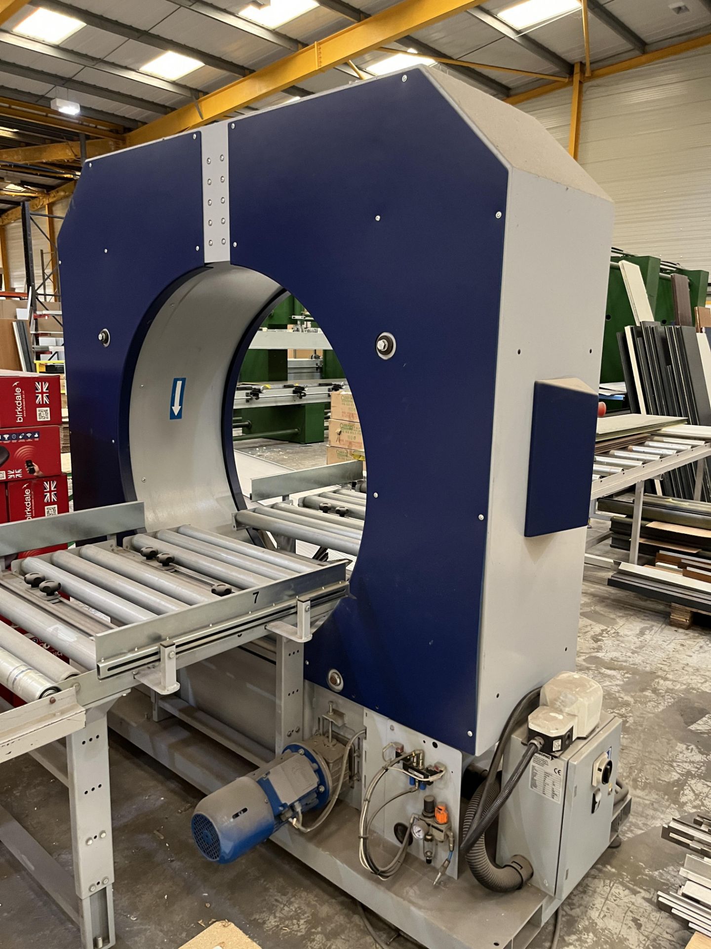 Robpoc Compacta 12 Semi-Automatic Stretch Wrapper (2015) & Quantity of Film Wrap - Image 4 of 6