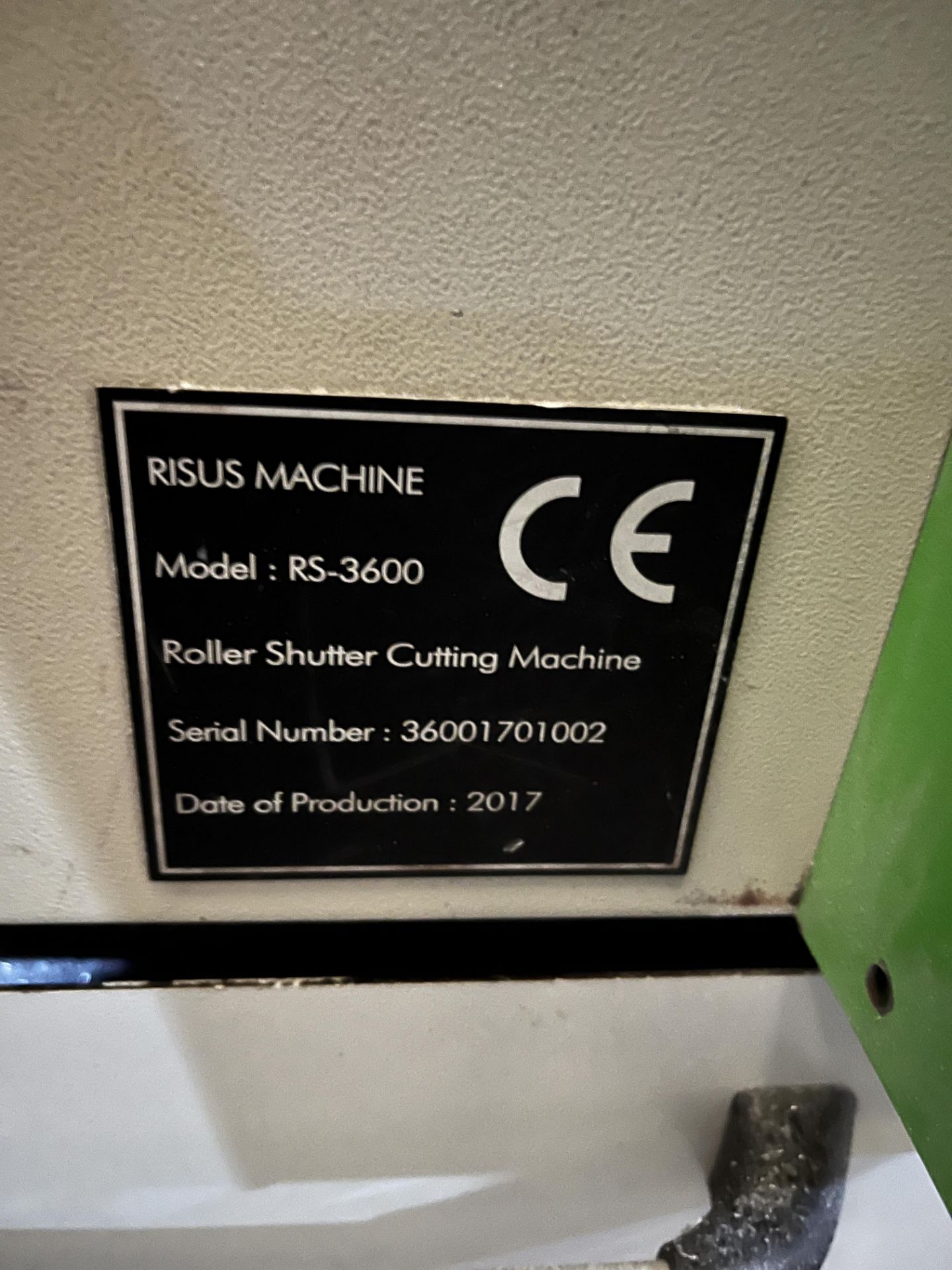 Risus RS-3600 Roller Shutter Box and Profile Cutti - Bild 7 aus 9