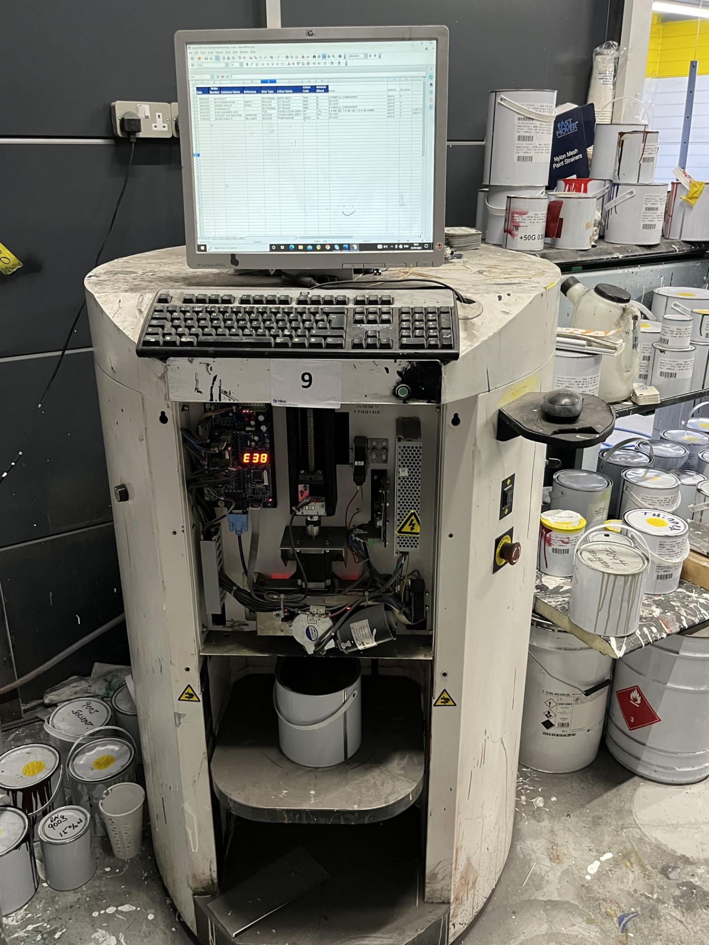 Creative Resins International AD24 Automatic Paint Mixing Dispenser (2017) Complete With A Quanitity