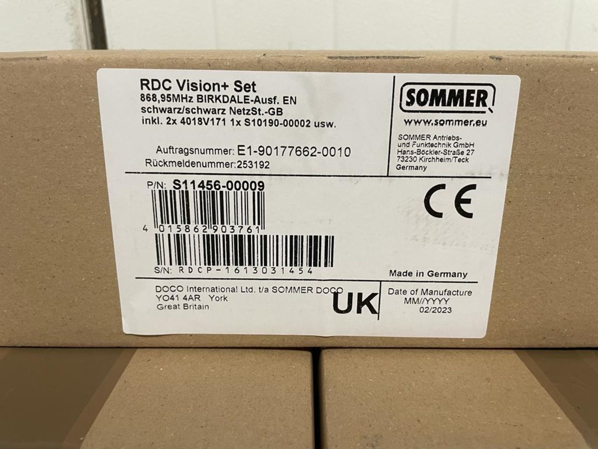 7: Sommer RDC Vision Roller Door Control Units - Bild 2 aus 2