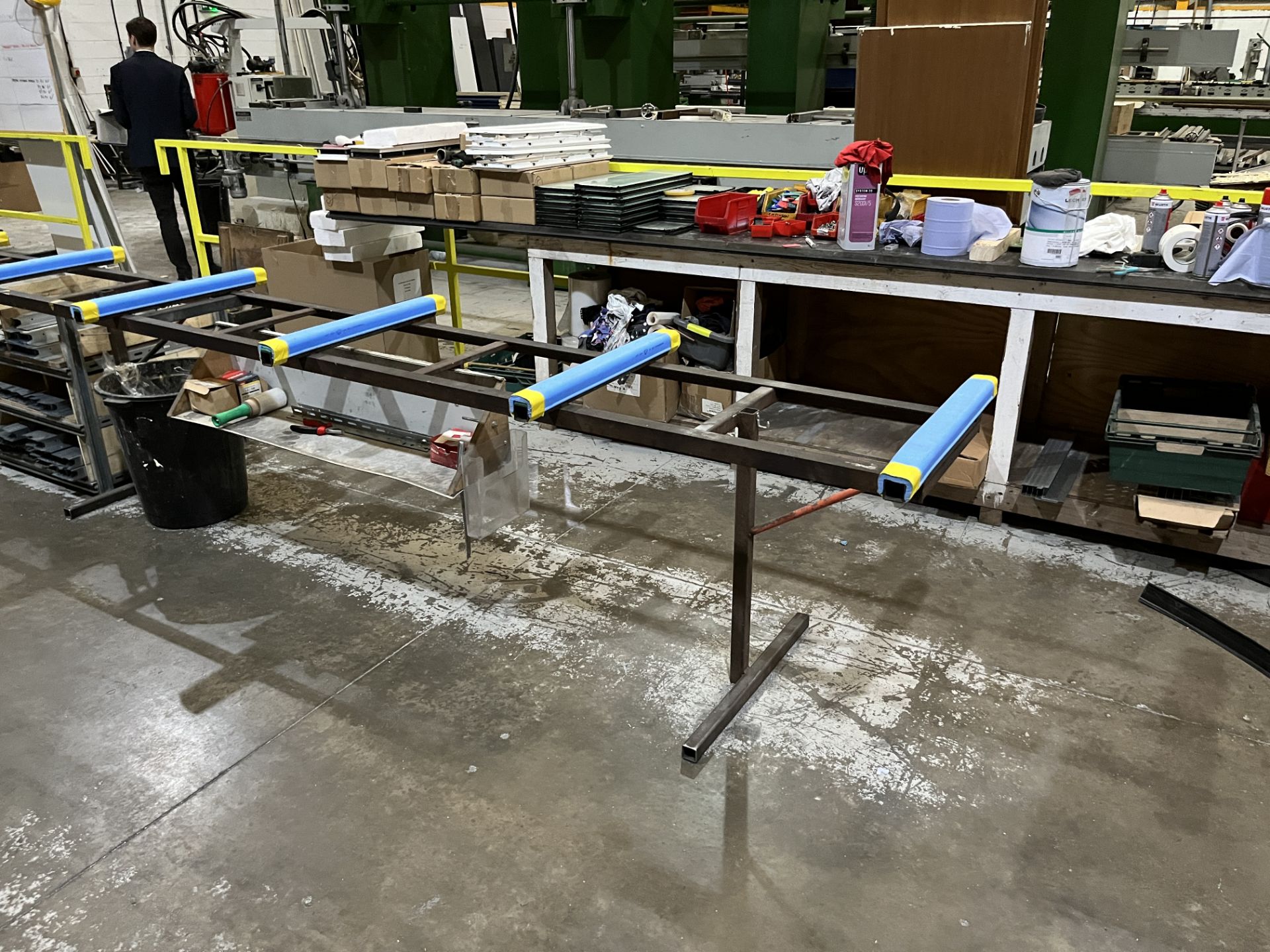 3: Fabricated Steel Work Table - Image 3 of 4