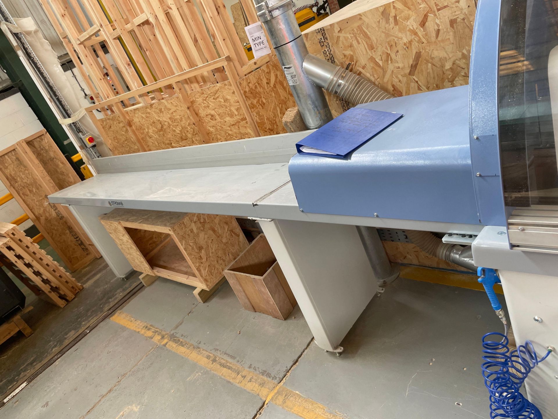 STROMAB CT600 Automatic Angle Crosscut Saw Cut to length With 6m infeed table Serial No. 8615 (2022) - Image 3 of 8