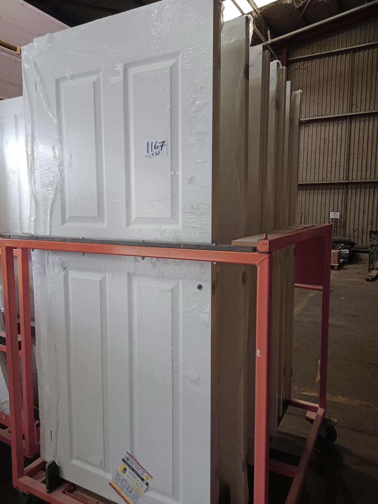 30: 840x2000 Internal Doors as Lotted - Image 2 of 2