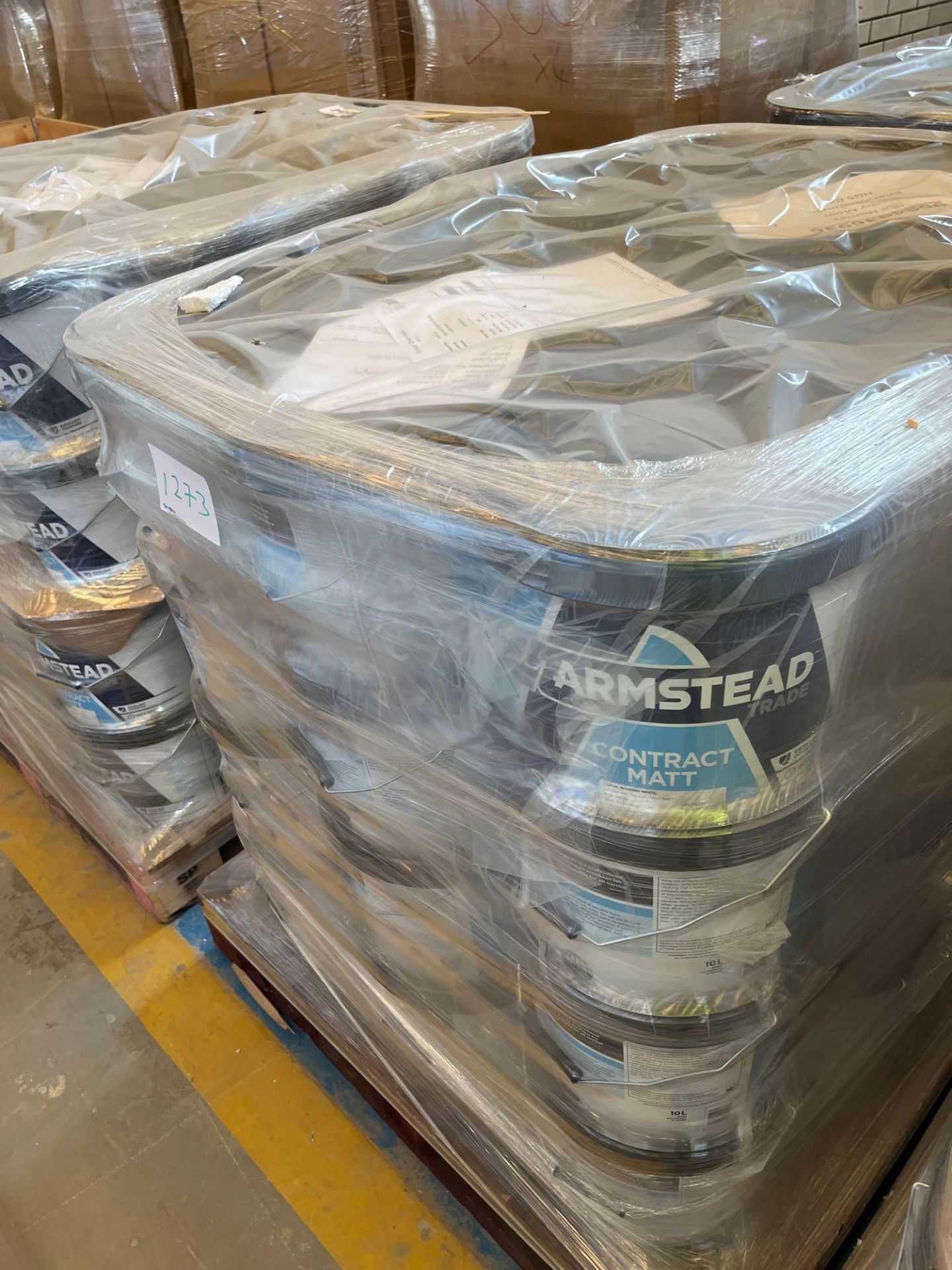 6 Pallets of 48 10L Tubs of Armstead Contract Matt Emulsion - Image 4 of 6