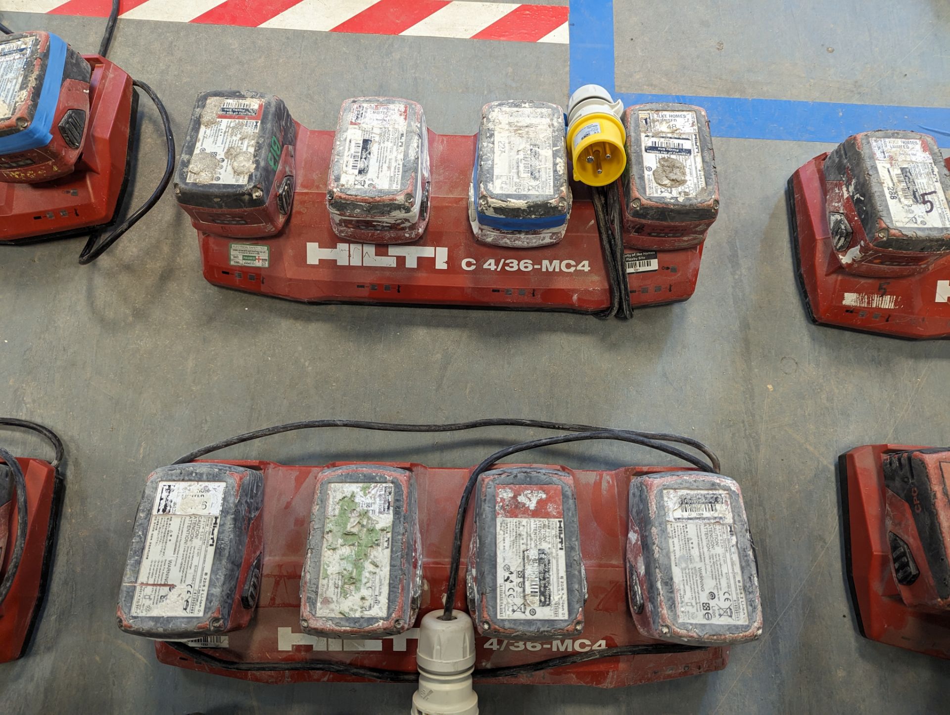 (5) Hilti SF 6H-A22 Cordless Hanner Drills with (2) Hilti C 4/36-MC4 Multi Bay Charger with 4 Batter - Image 5 of 5