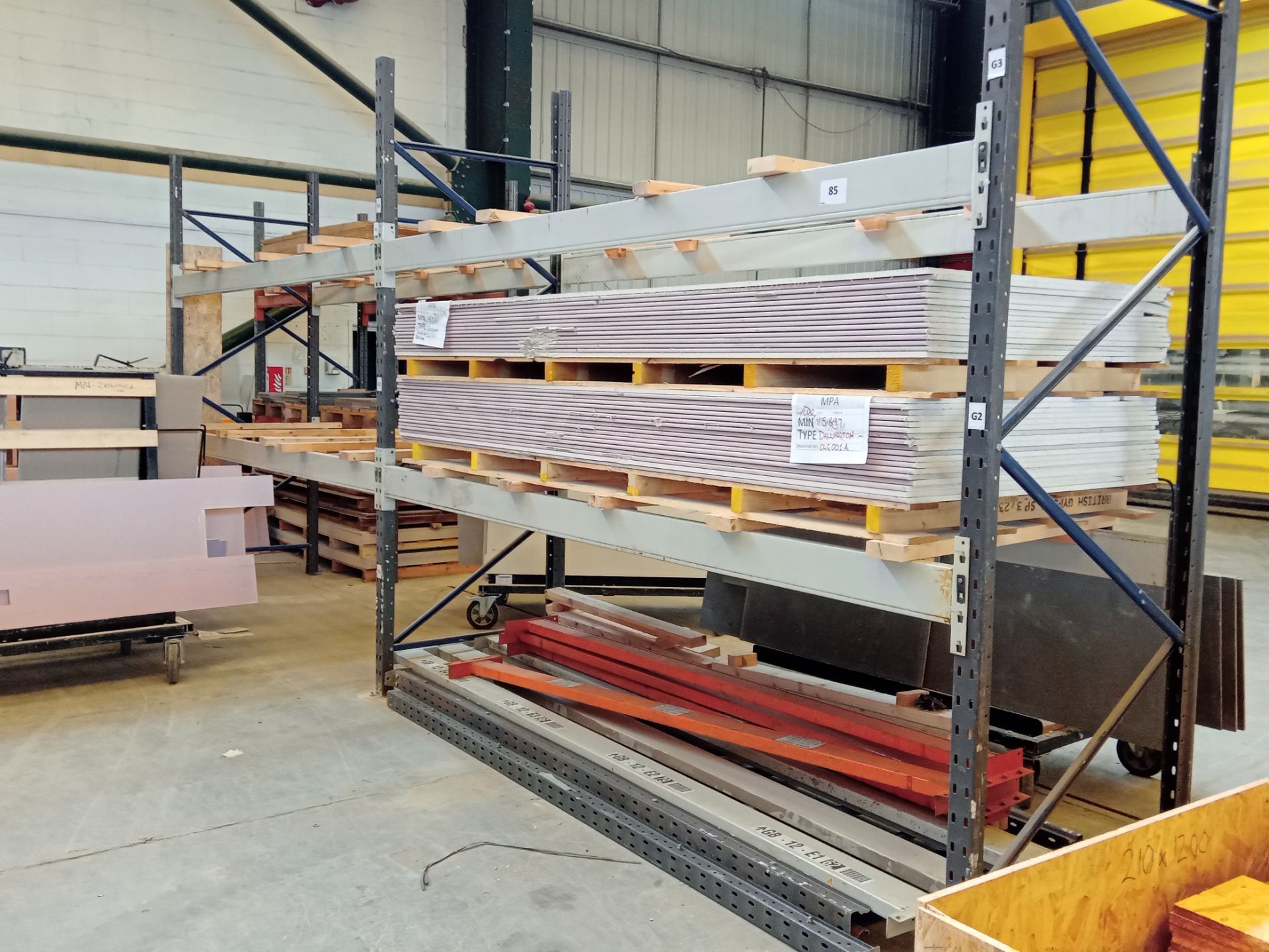 2 Bays Of Pallet Racking